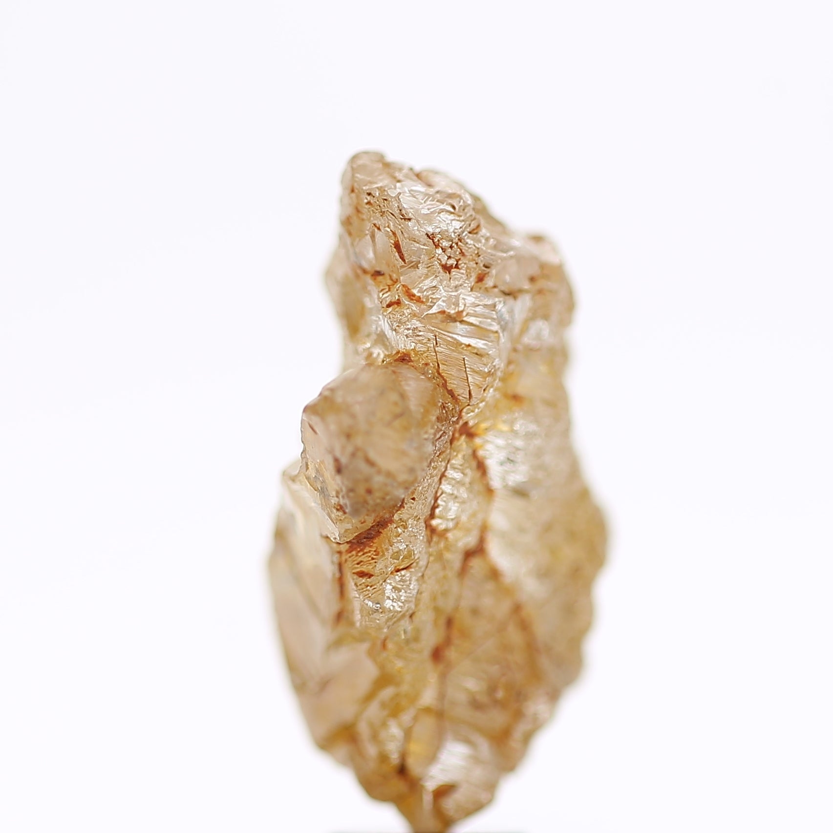 11 Carat Natural Fancy Orange Brown Rough Diamond 18.82 MM