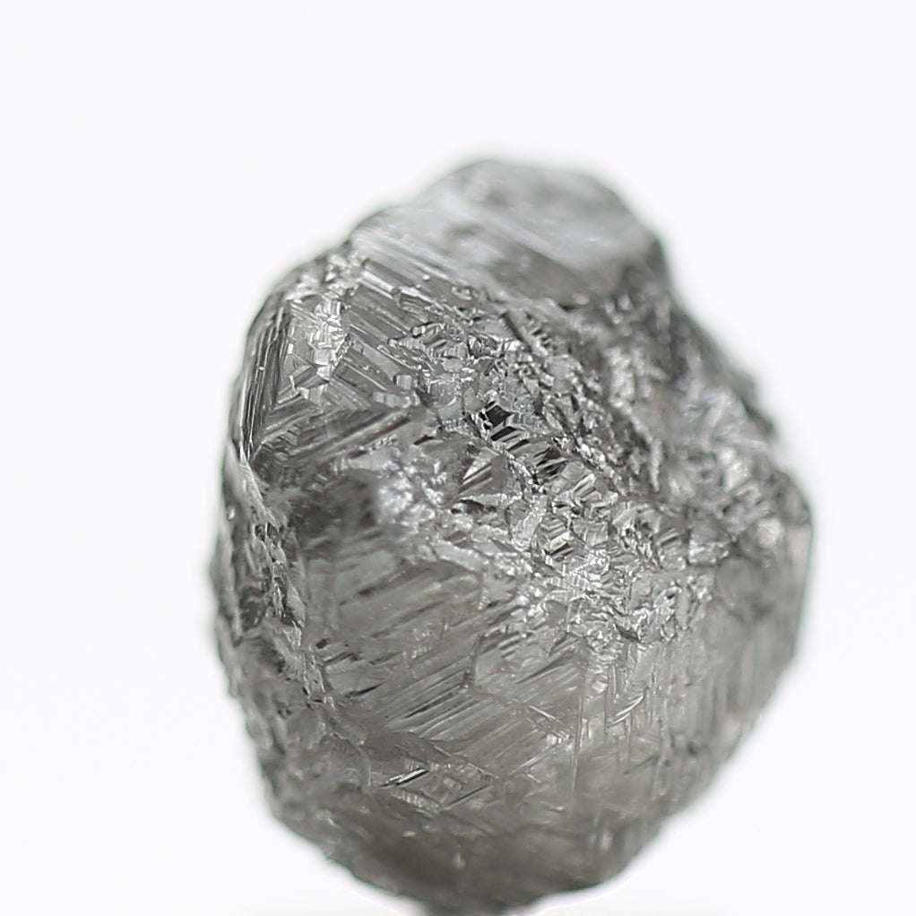 3.58 Carat Gray Natural Raw Uncut Rough Diamond