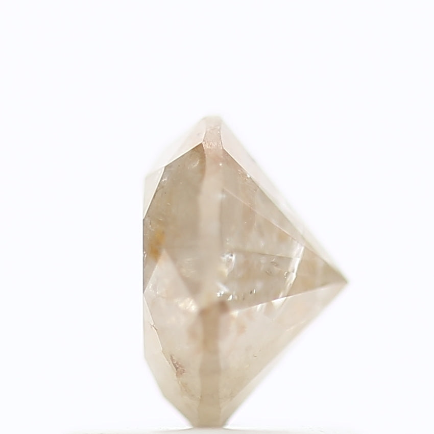 0.93 Carat Natural Icy Round Cut Salt And Pepper Diamond 5.91 MM