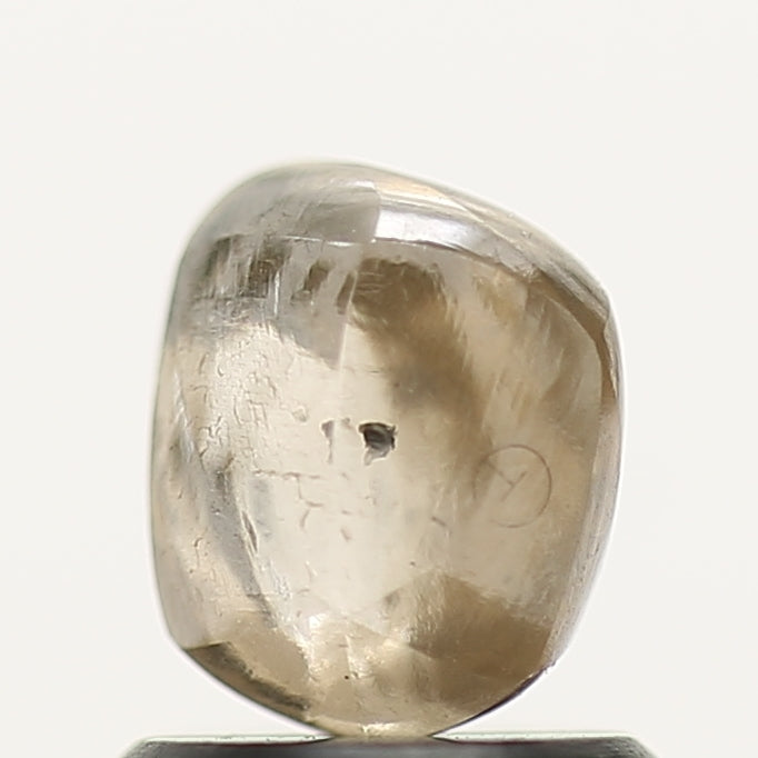 1.36 Carat Natural Champagne Brown Uncut Rough Diamond 6.1 MM