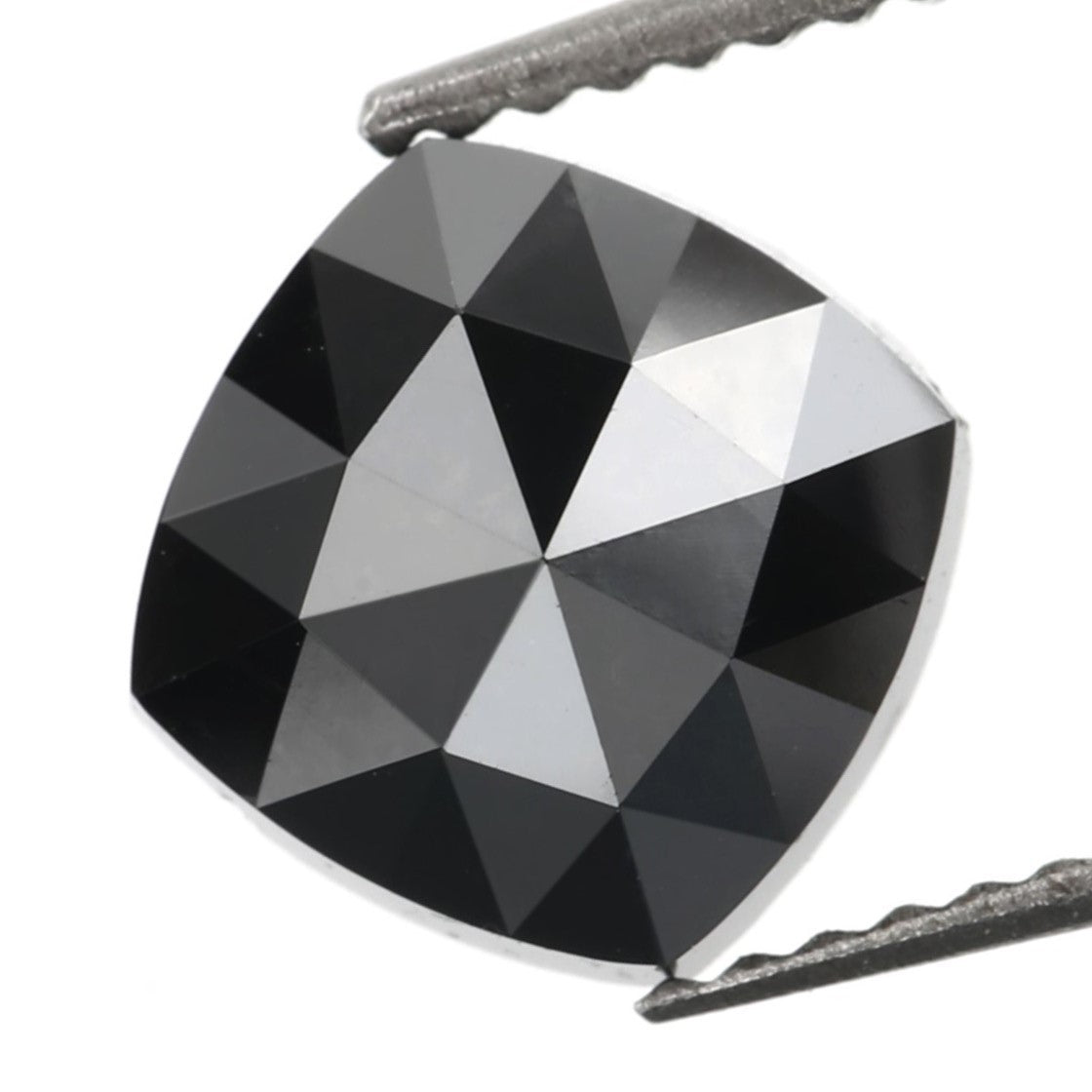 black loose diamond cushion