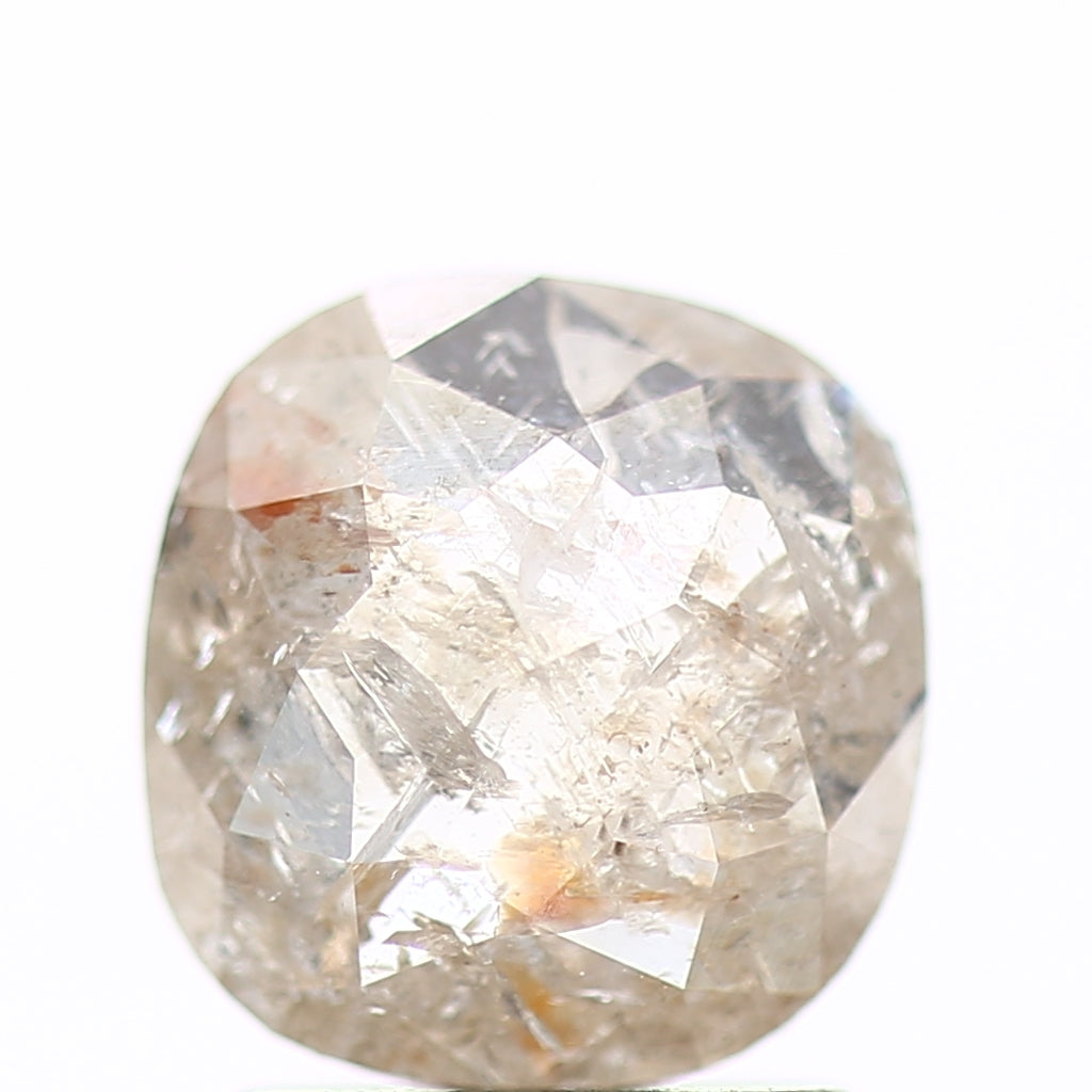 Design Icy Cushion Rose Cut Diamond Ring 7.20 mm