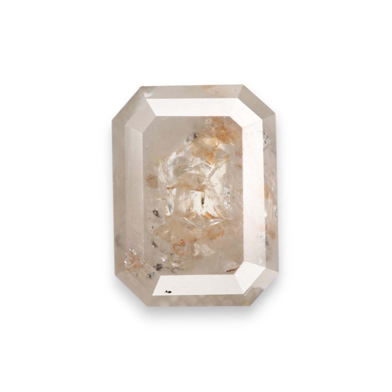 2.21 Carat Natural Fancy Gray Emerald Loose Salt and Pepper Diamond 8.3 MM