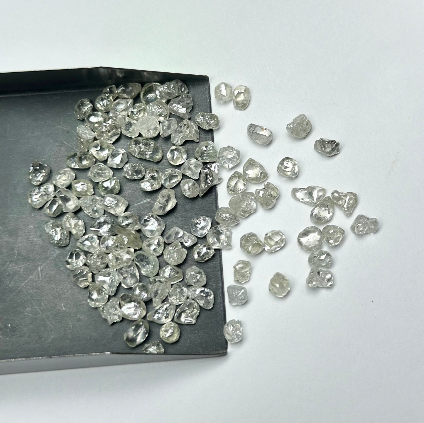 Natural Uncut Raw Diamond Ethically Sourced Canadian Diamonds White SI Clarity HIJ