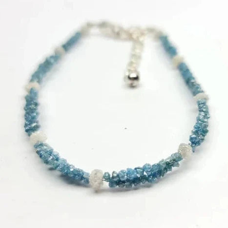 Fancy Blue Diamond Beads