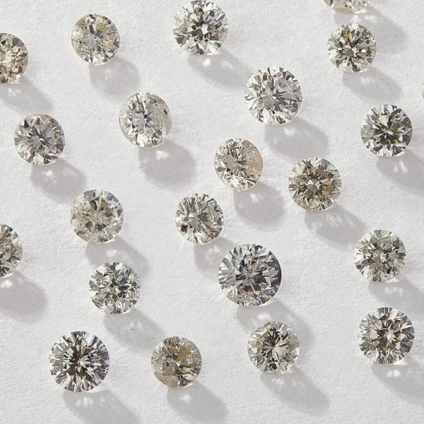 Round Shape Calibrated Diamond Loose Melee Diamonds 1.40 mm to 1.55 mm