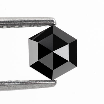 calibrated hexagon black diamond