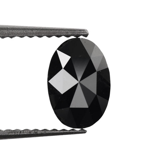 oval black diamond