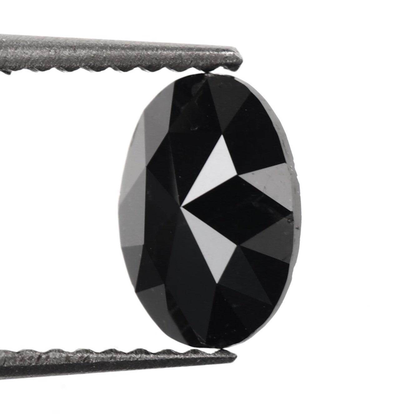 oval black loose diamond