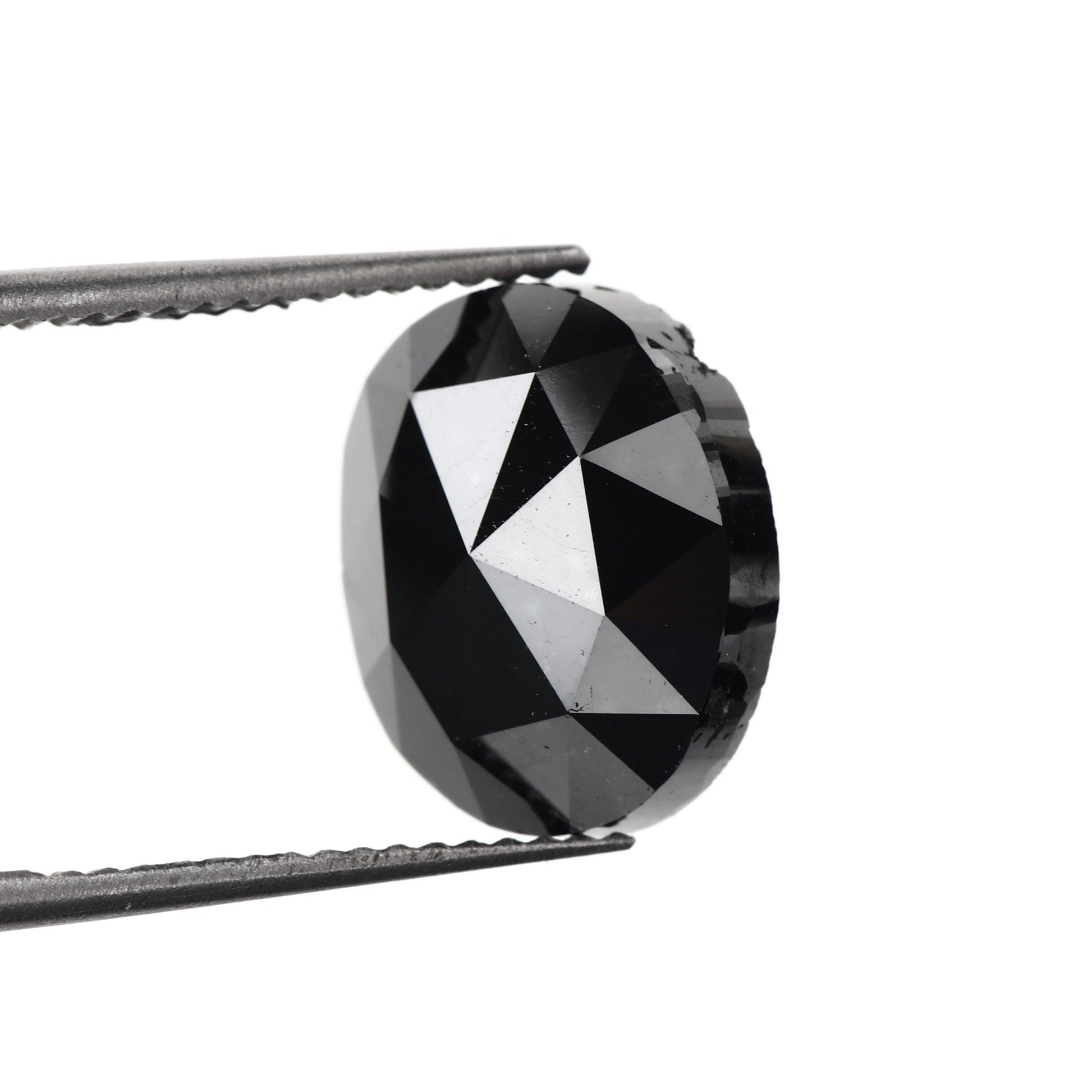 rose cut black diamond