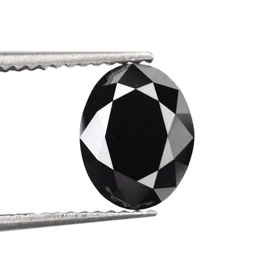 oval black loose diamond