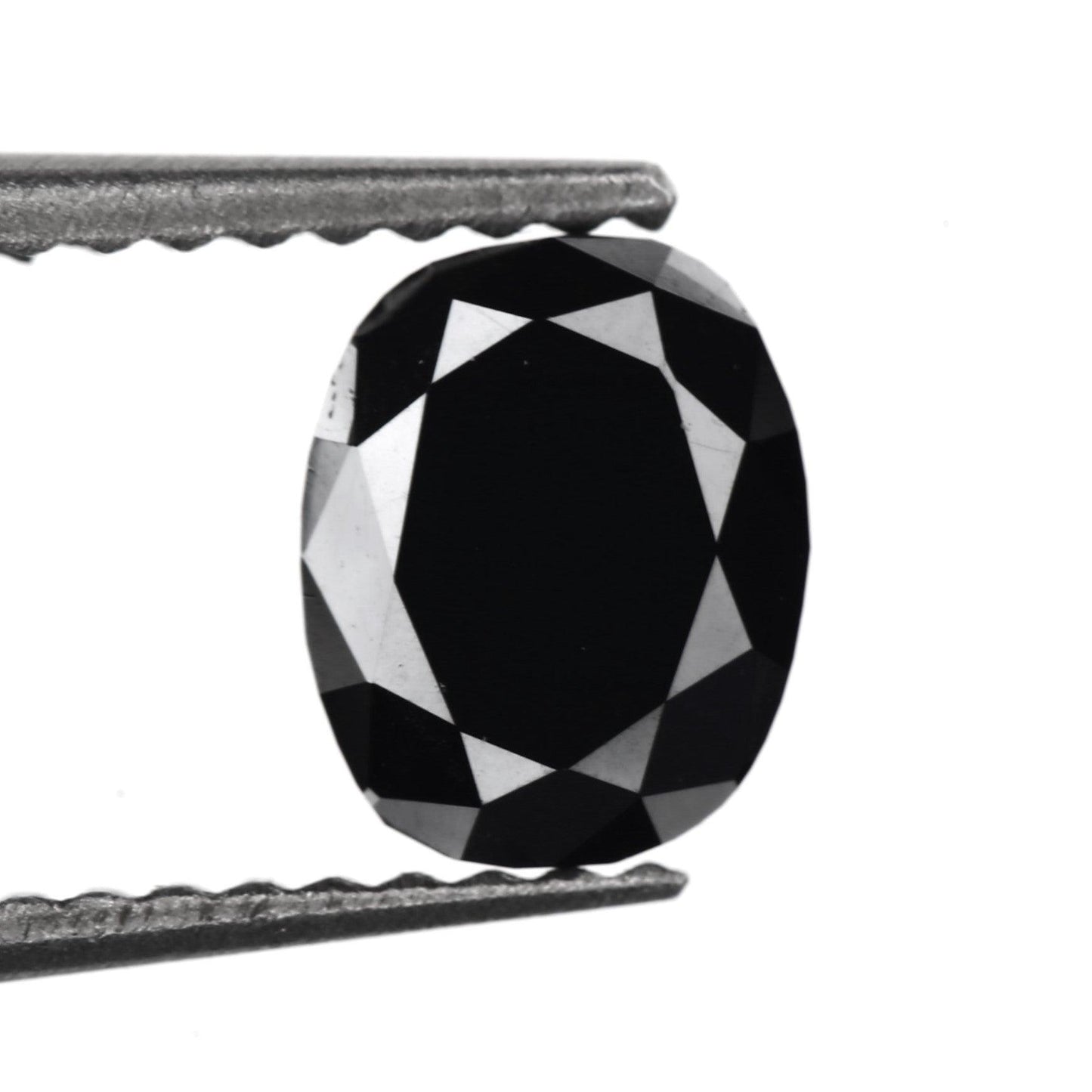 oval fancy black diamond