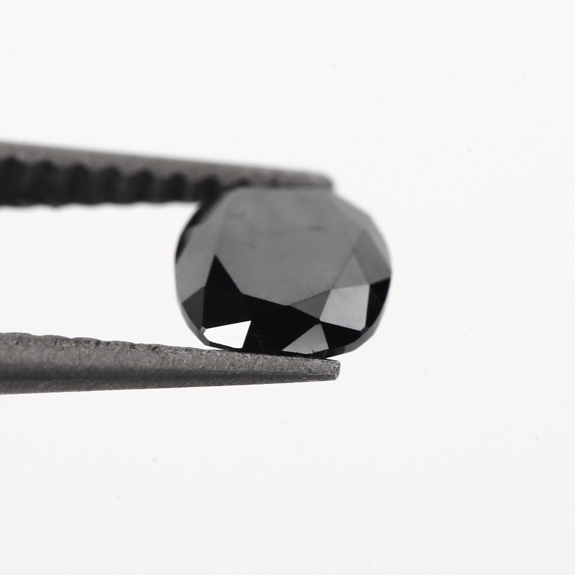 oval black loose diamond