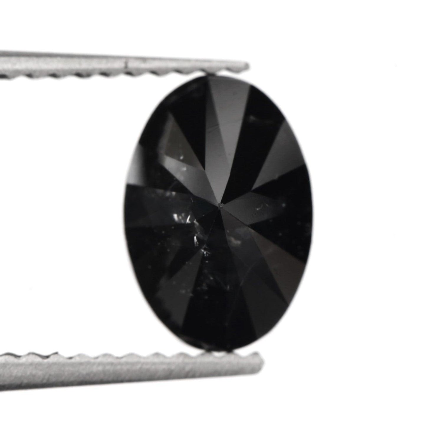 Oval Black Natural Diamond