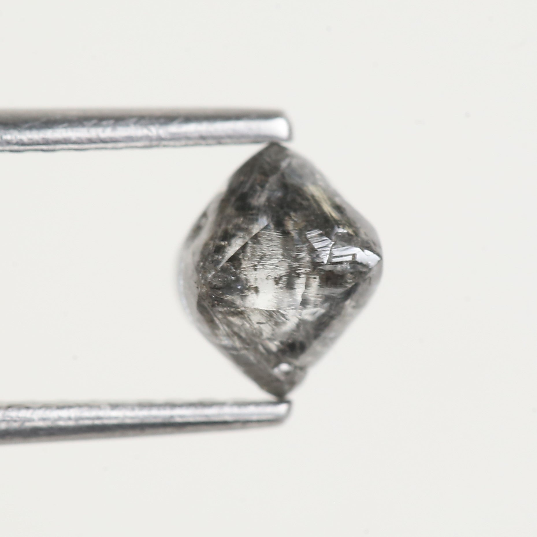 1 Carat Rough Octahedron Grey Rough Diamond 4.9 MM