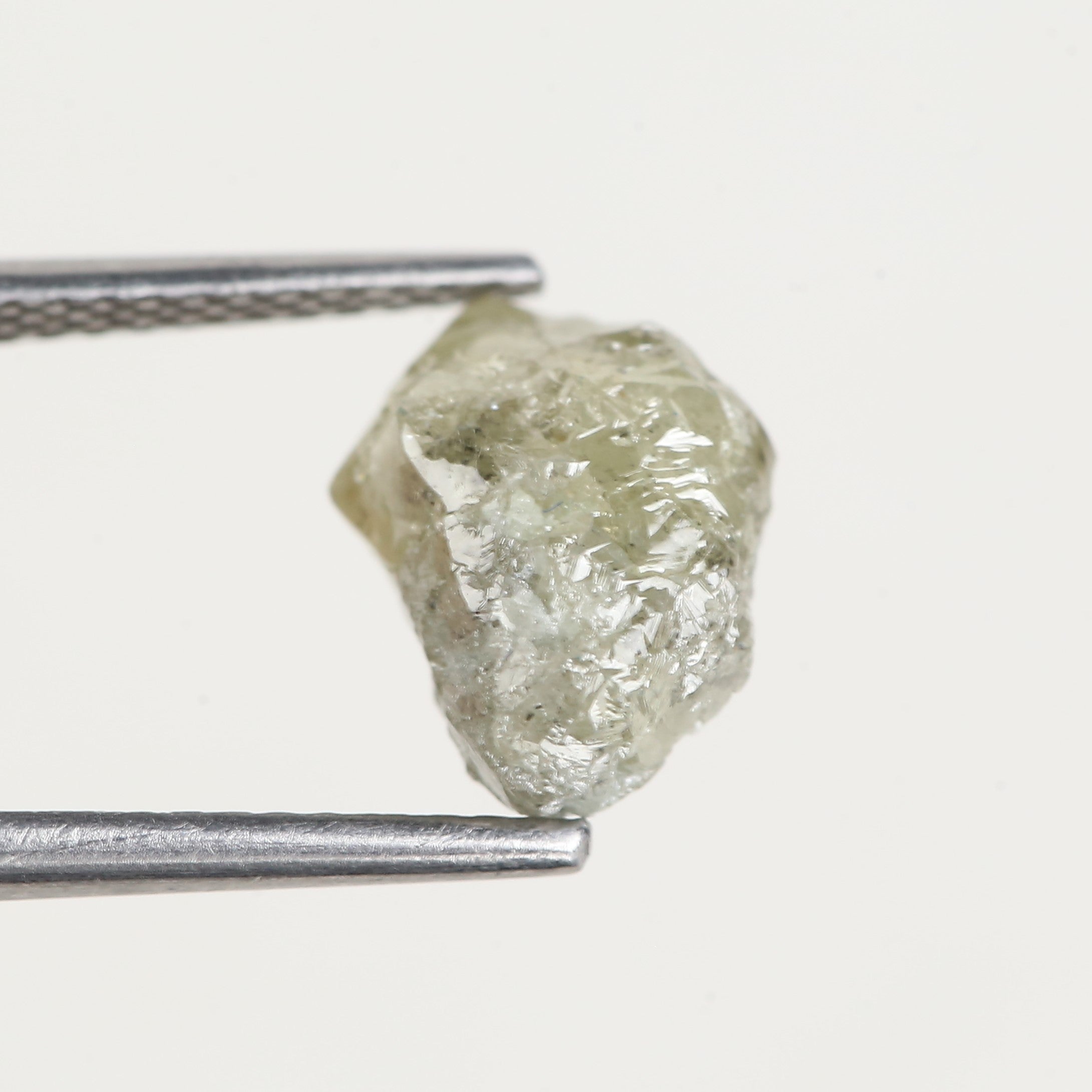 3.12 Carat Yellow Natural Uncut Raw Rough Diamond 9.9 MM
