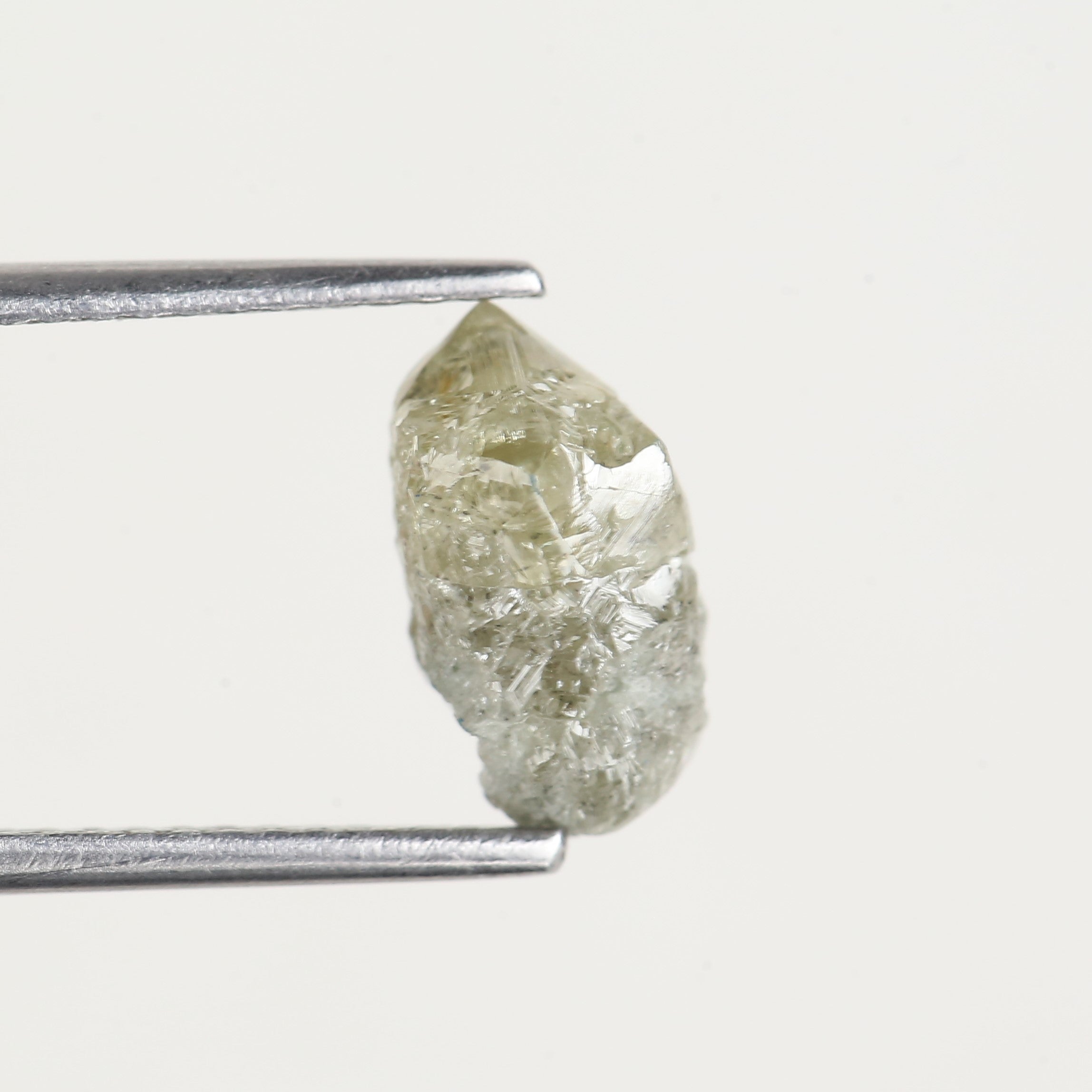 3.12 Carat Yellow Natural Uncut Raw Rough Diamond 9.9 MM