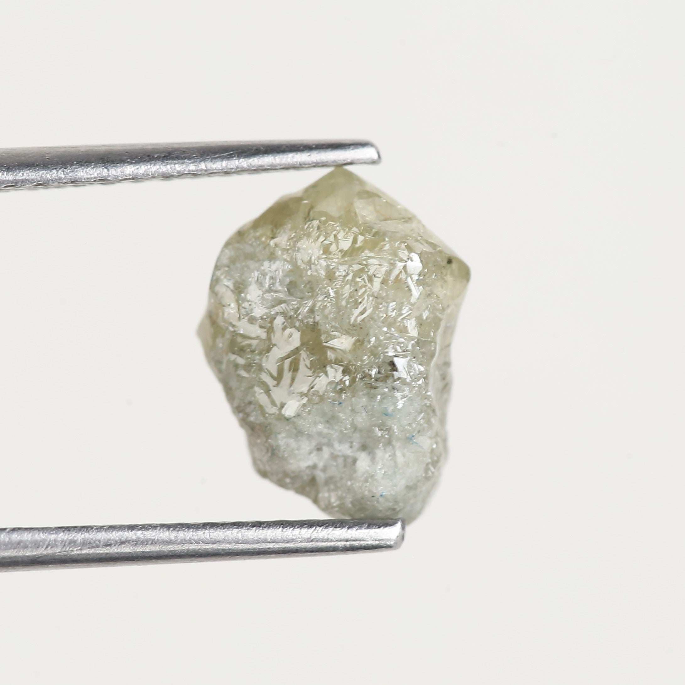 3.12 Carat Yellow Natural Uncut Raw Rough Diamond 9.9 MM