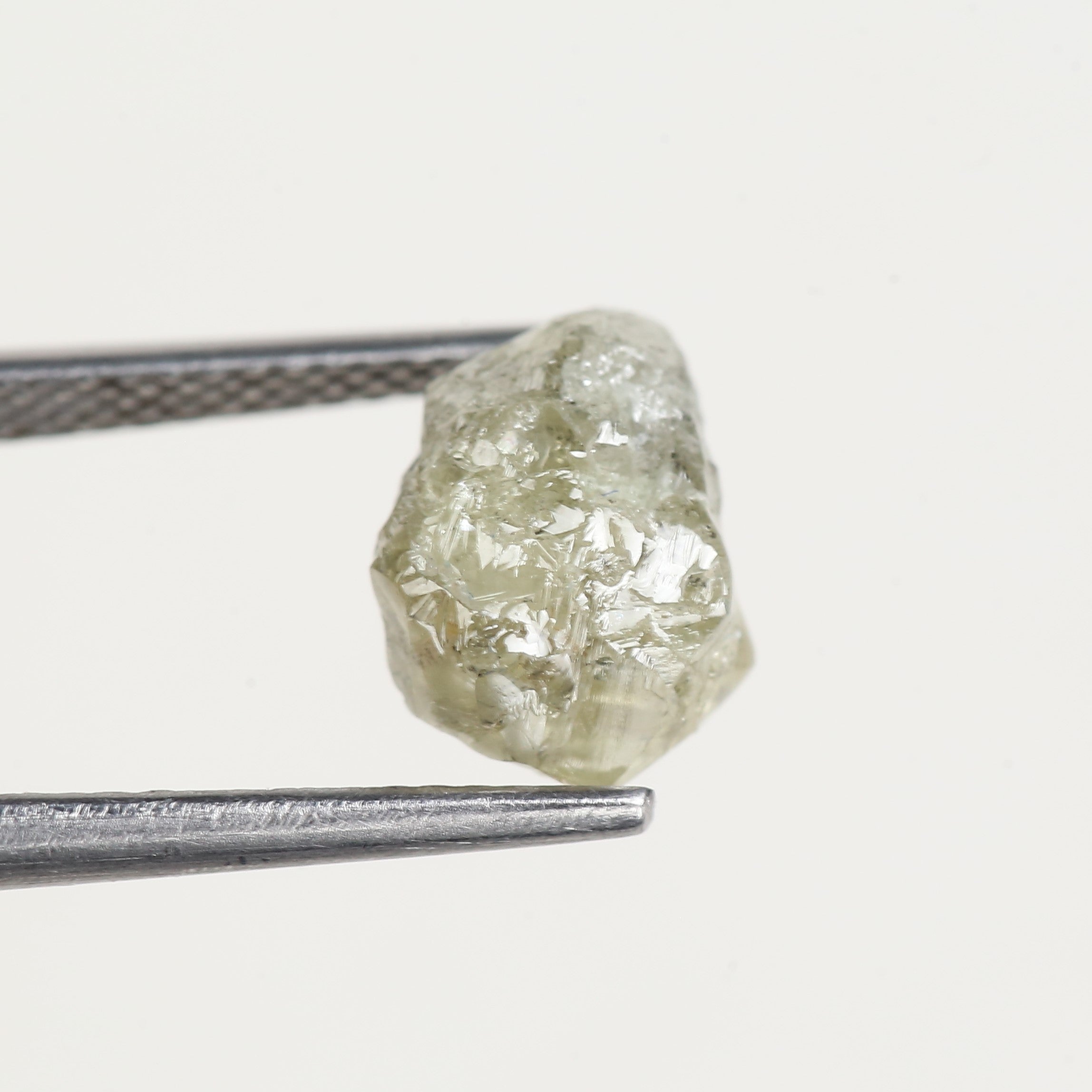3.12 Carat Yellow Natural Uncut Raw Rough Diamond 9.9 MM