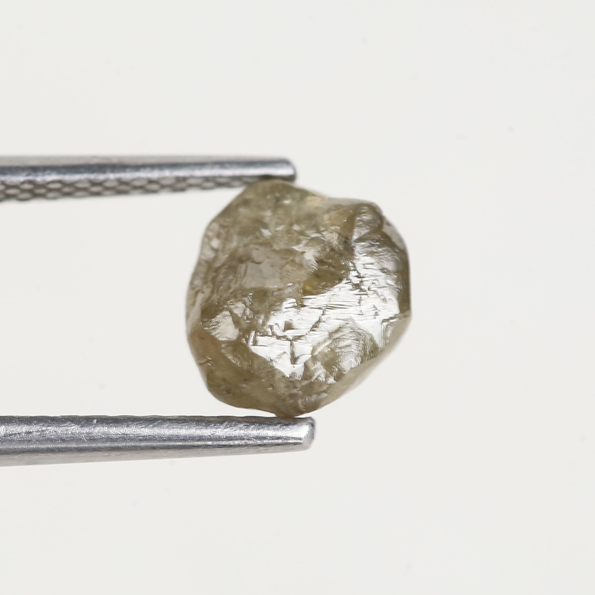 1.49 Carat Champagne Brown Real Rough Uncut Loose Diamond 6.90 MM