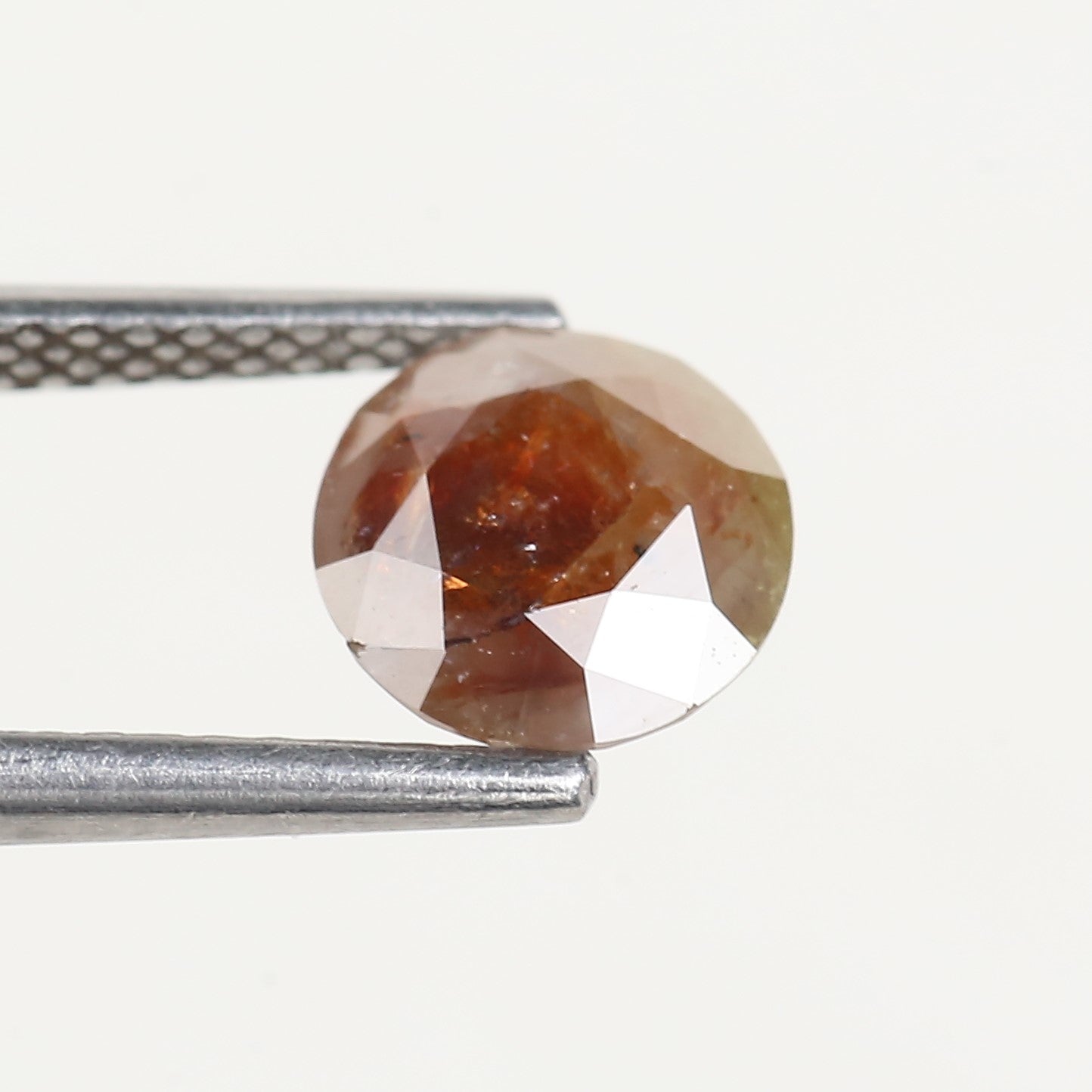 1.33 Carat Natural Round Red Brown Diamond 6.88 MM
