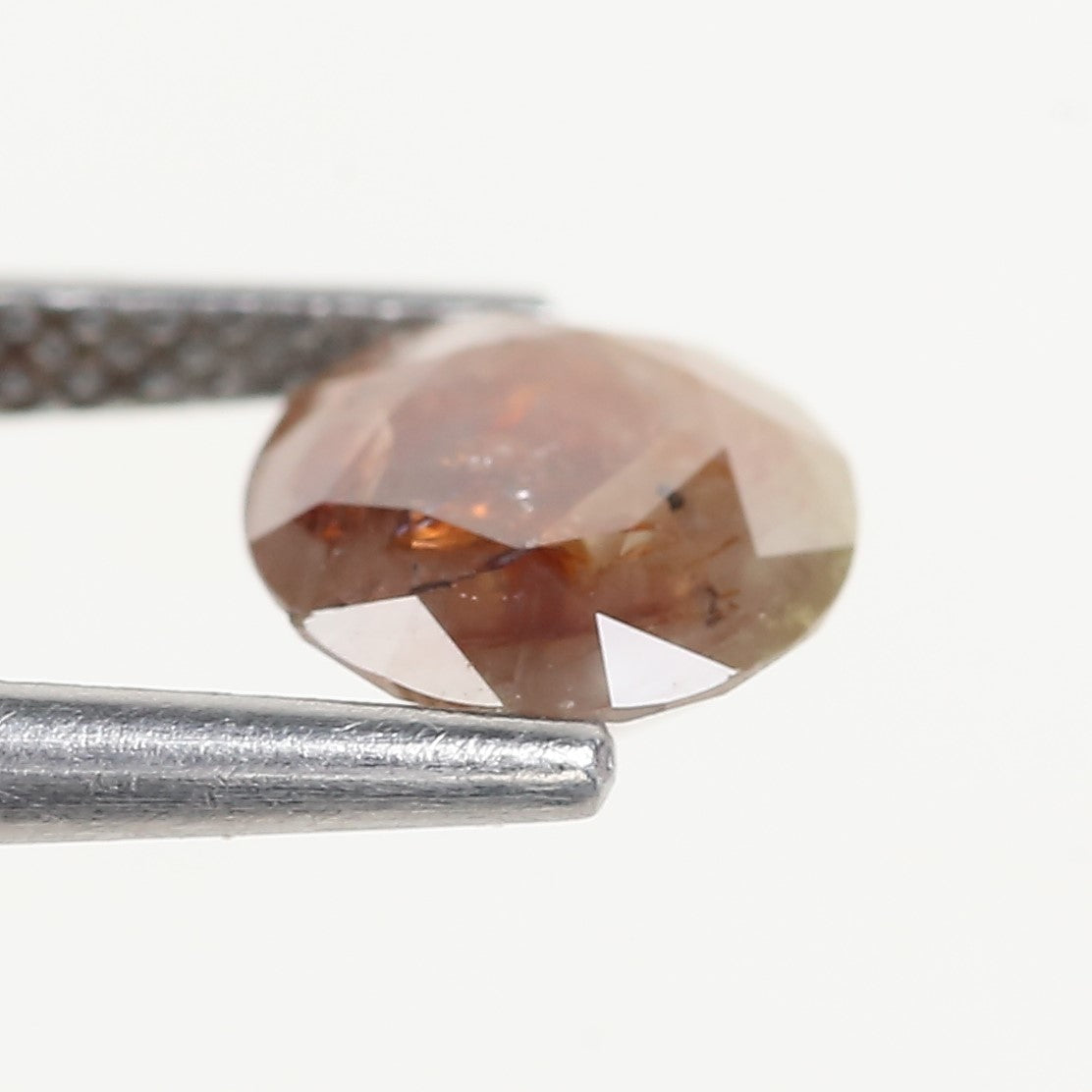1.33 Carat Natural Round Red Brown Diamond 6.88 MM