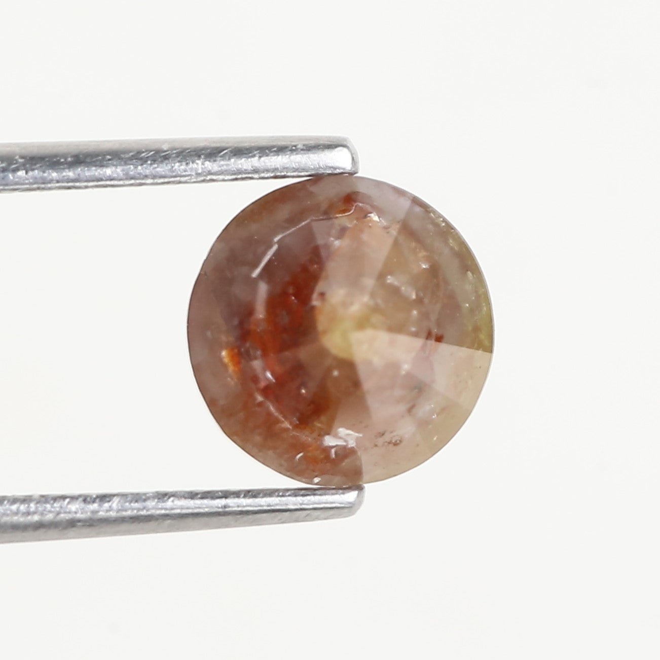 1.33 Carat Natural Round Red Brown Diamond 6.88 MM