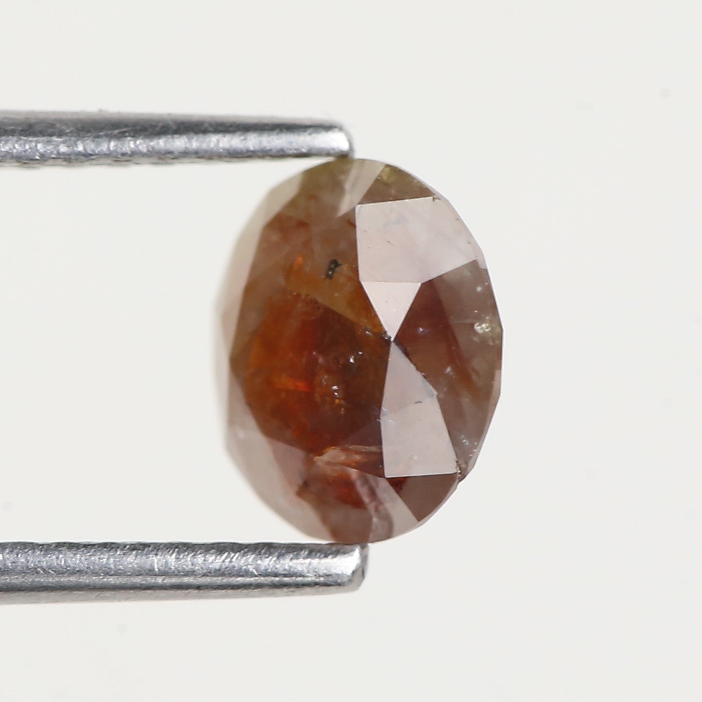 1.33 Carat Natural Round Red Brown Diamond 6.88 MM