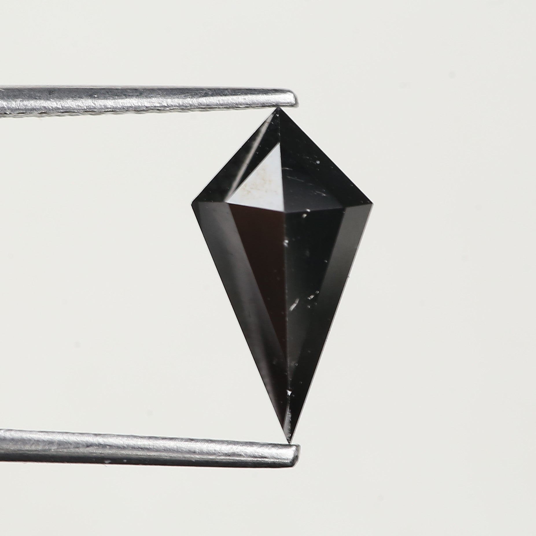 1.77 Carat Loose Natural Black Kite Diamond 12.25 MM