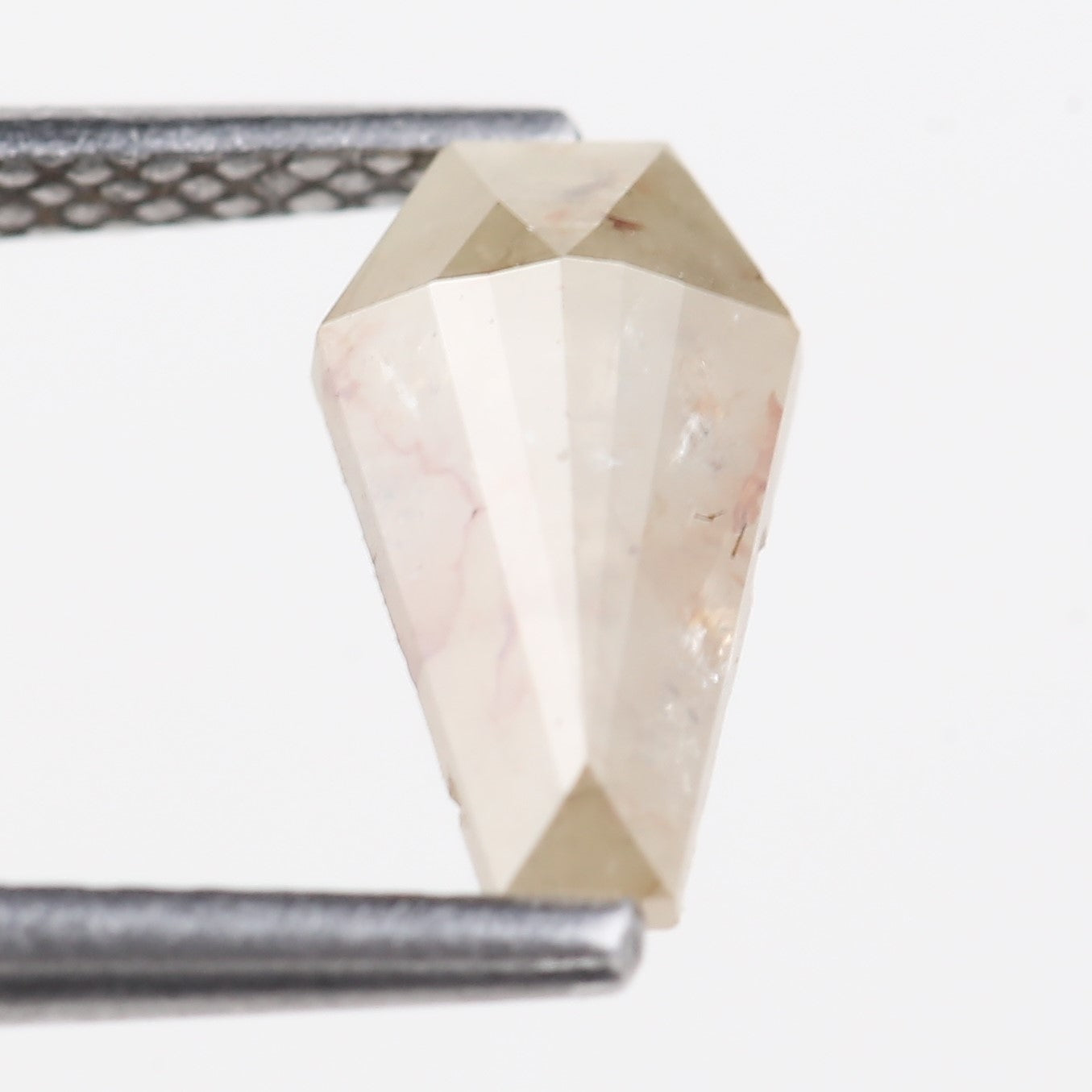 0.93 Carat Natural Salt And Pepper Coffin Diamond For Fantasy Cut Ring