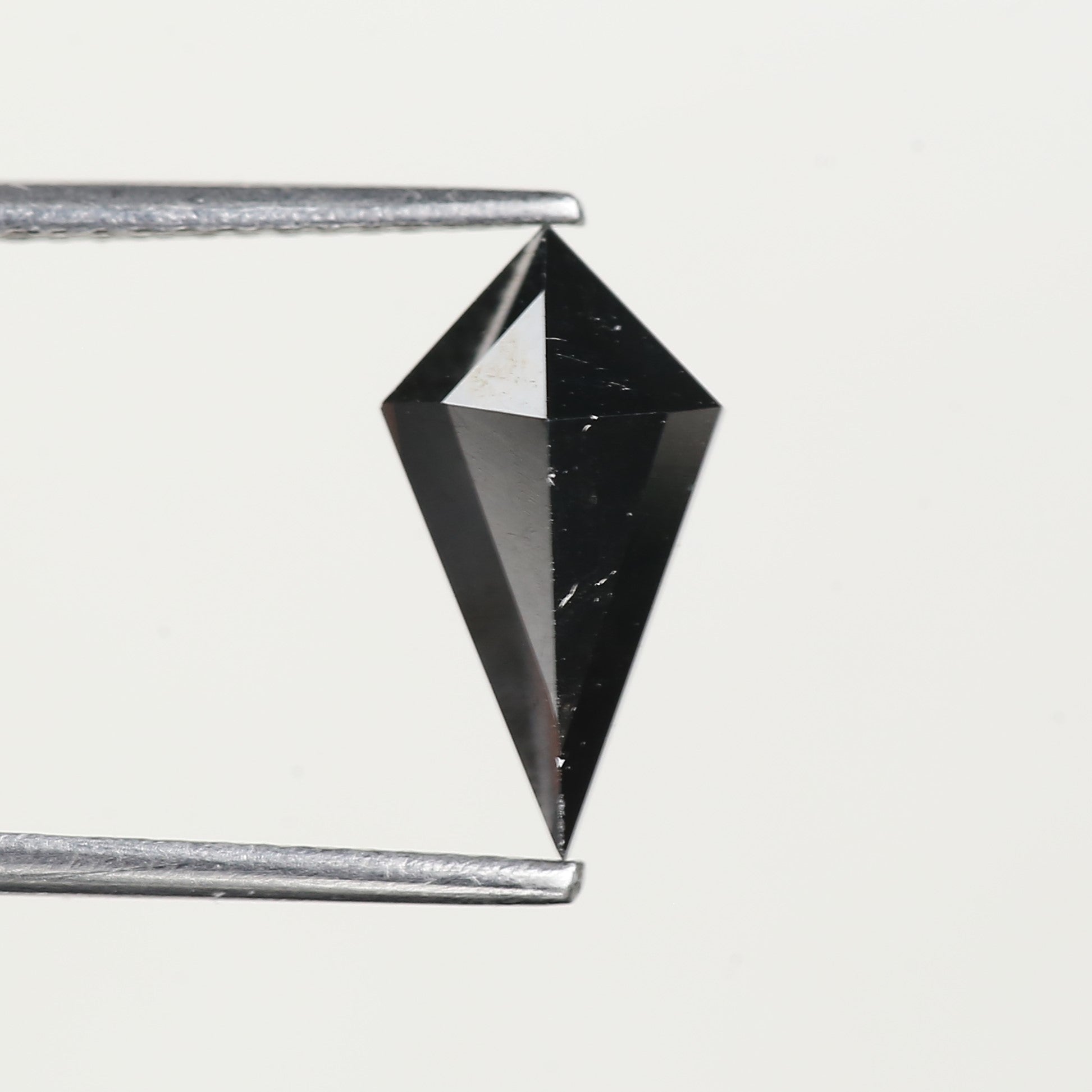 1.77 Carat Loose Natural Black Kite Diamond 12.25 MM