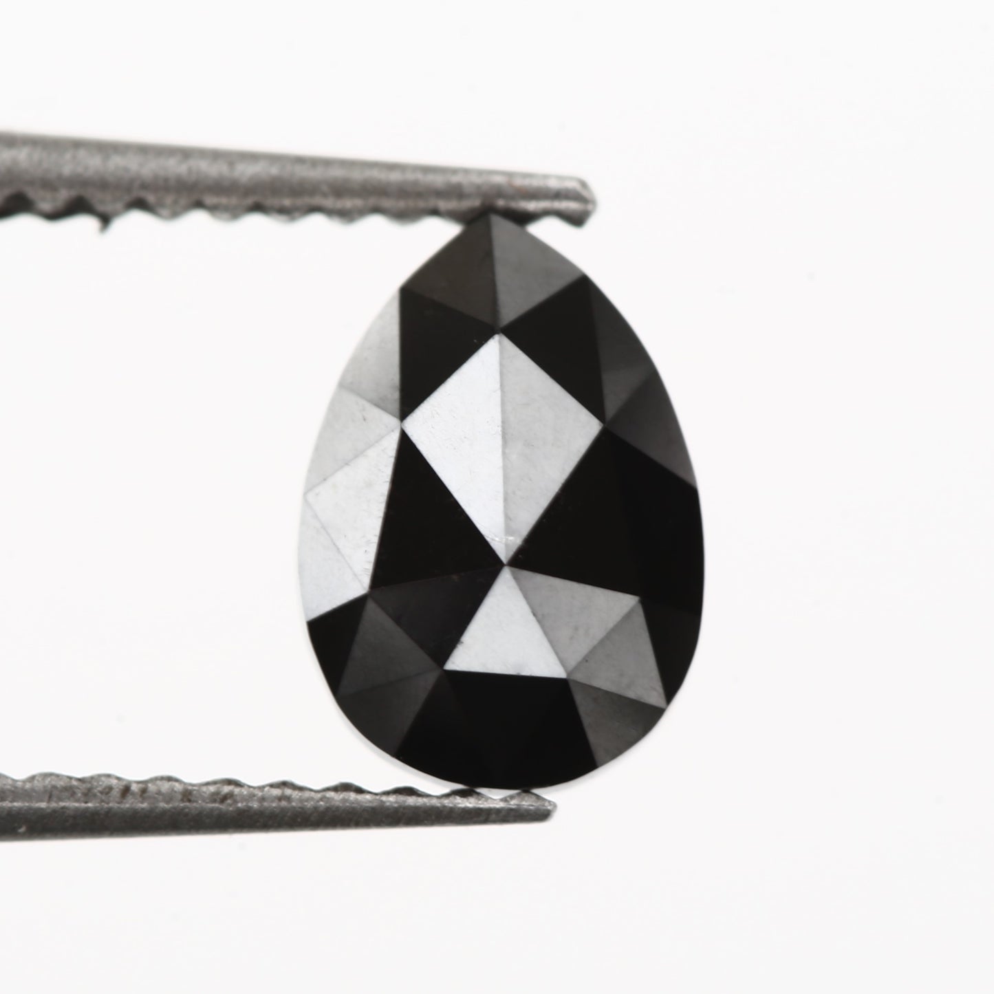 pear natural black diamond