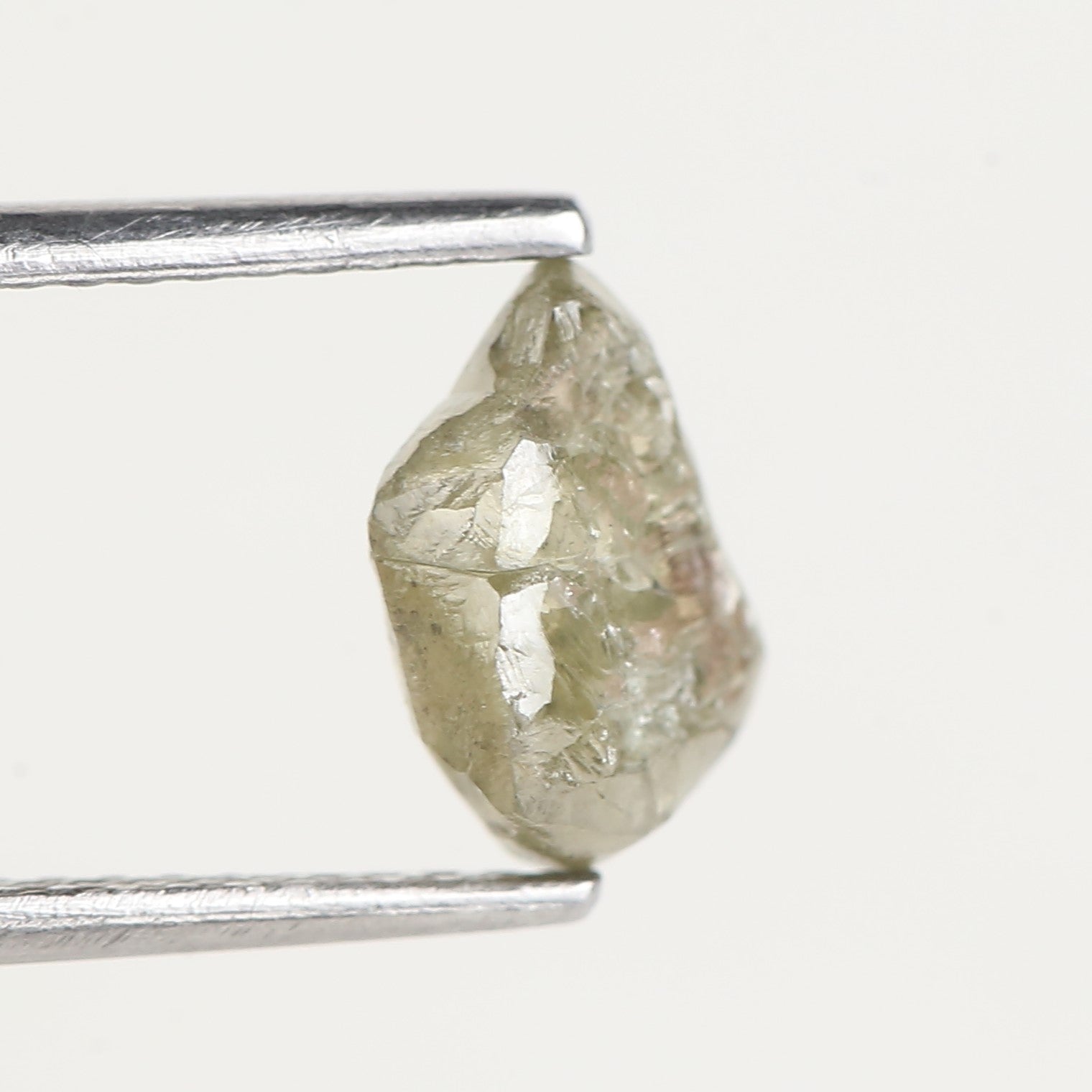 1.68 Carat Natural Yellow Rough Diamond 8.4 MM
