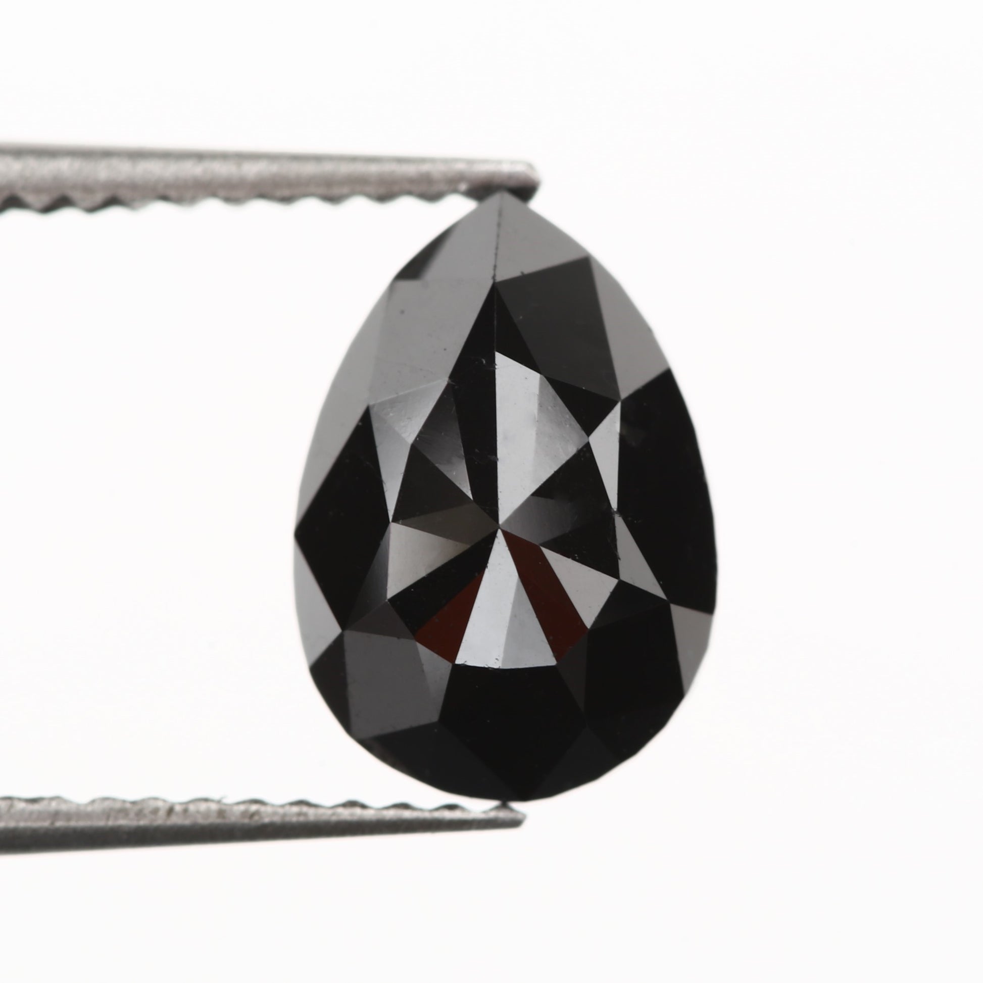 tear drop natural black diamond