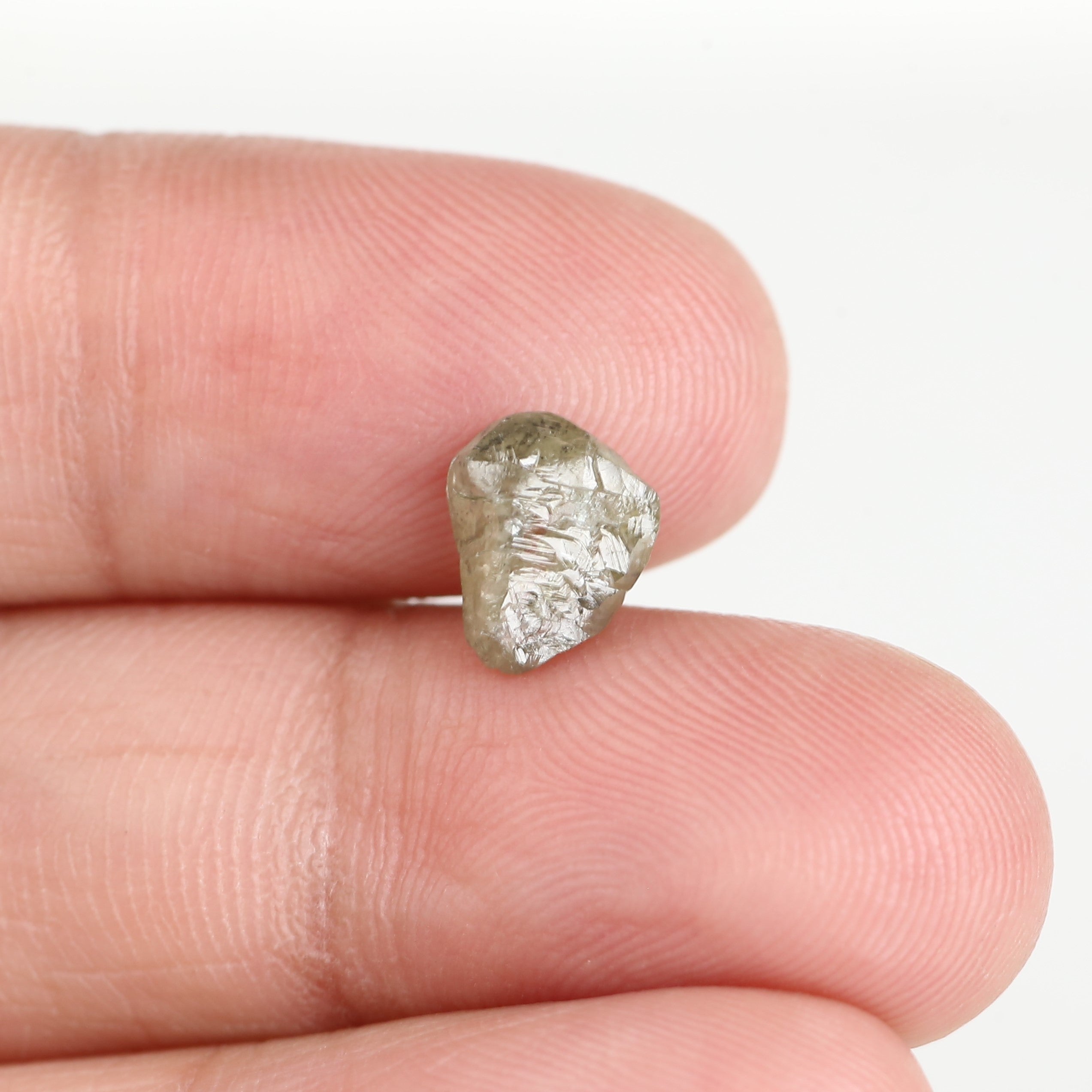 1.68 Carat Natural Yellow Rough Diamond 8.4 MM