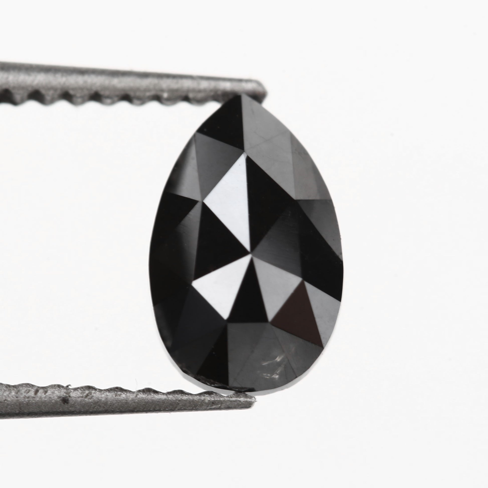 pear black diamond rosecut