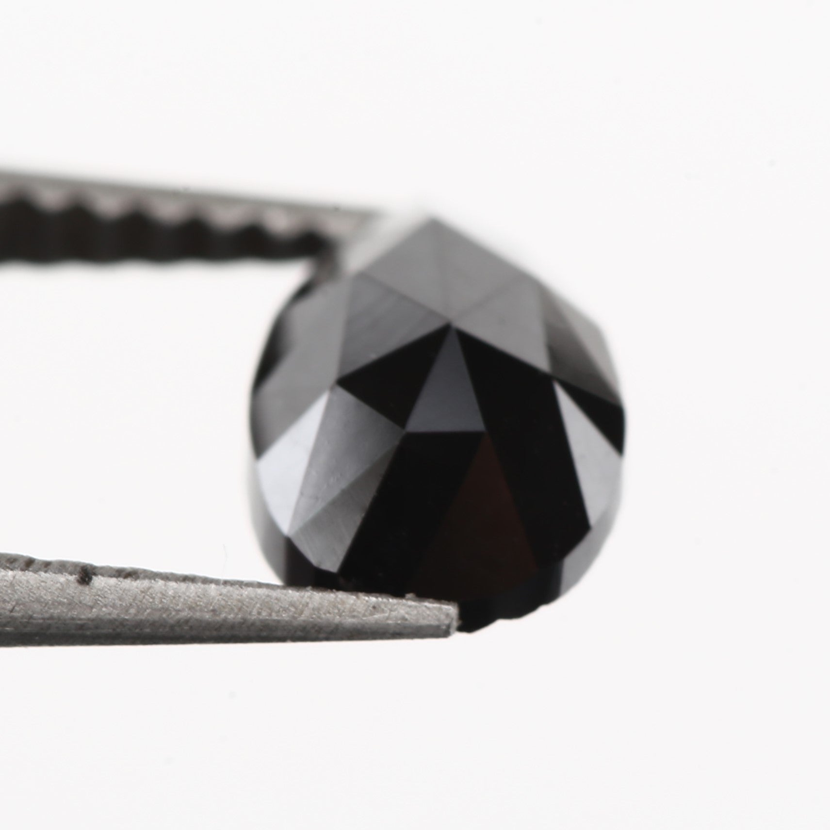 natural black diamond pear