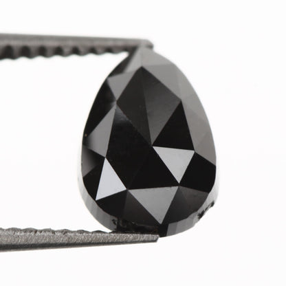 black rose cut diamond