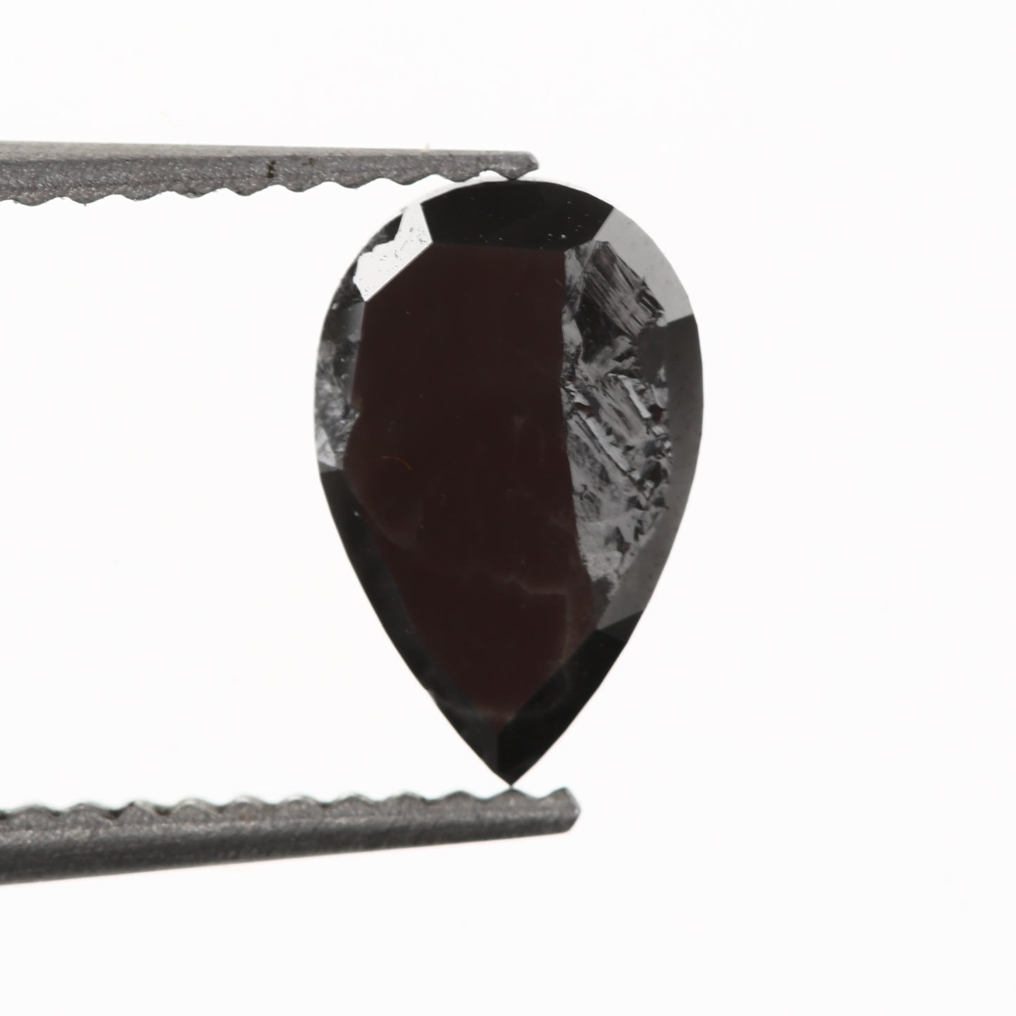 pear tear drop black diamond