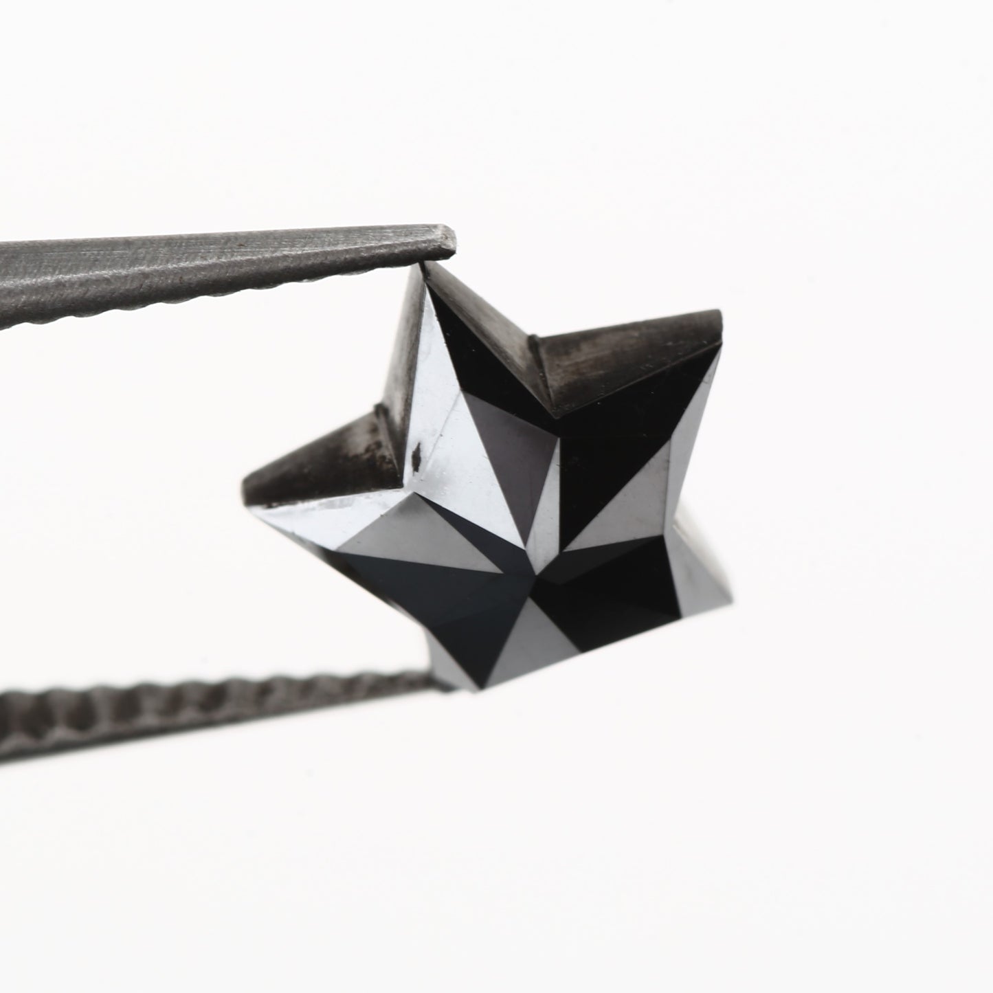 1.85 Carat Star Cut Fancy Natural Black Diamond - Blackdiamond