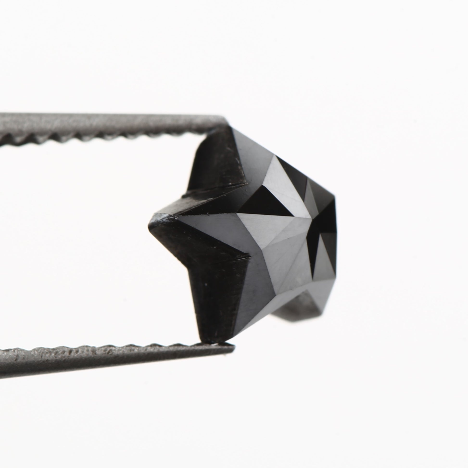 1.54 Carat Star Cut Fancy Natural Black Diamond - Blackdiamond