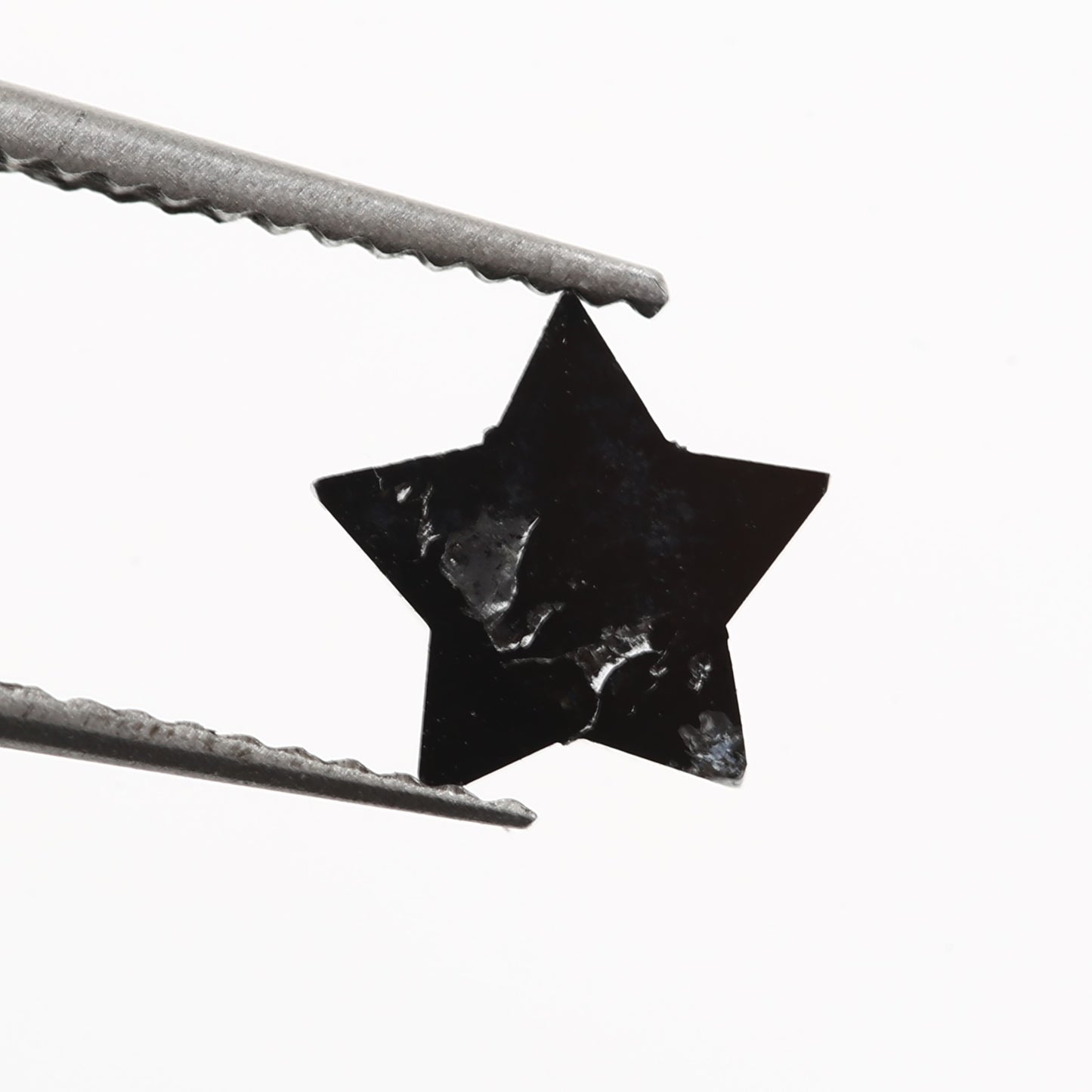 1.54 Carat Star Cut Fancy Natural Black Diamond - Blackdiamond