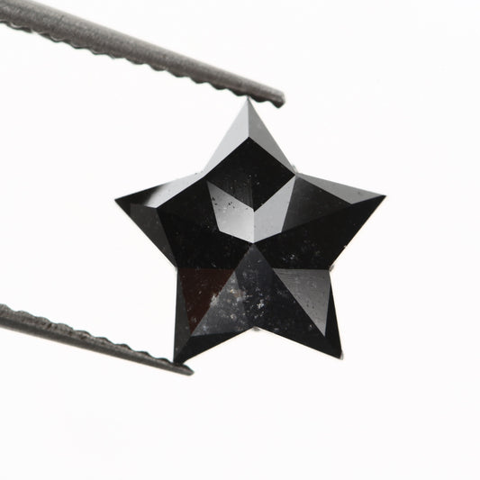 2.71 Carat Star Cut Fancy Natural Black Diamond