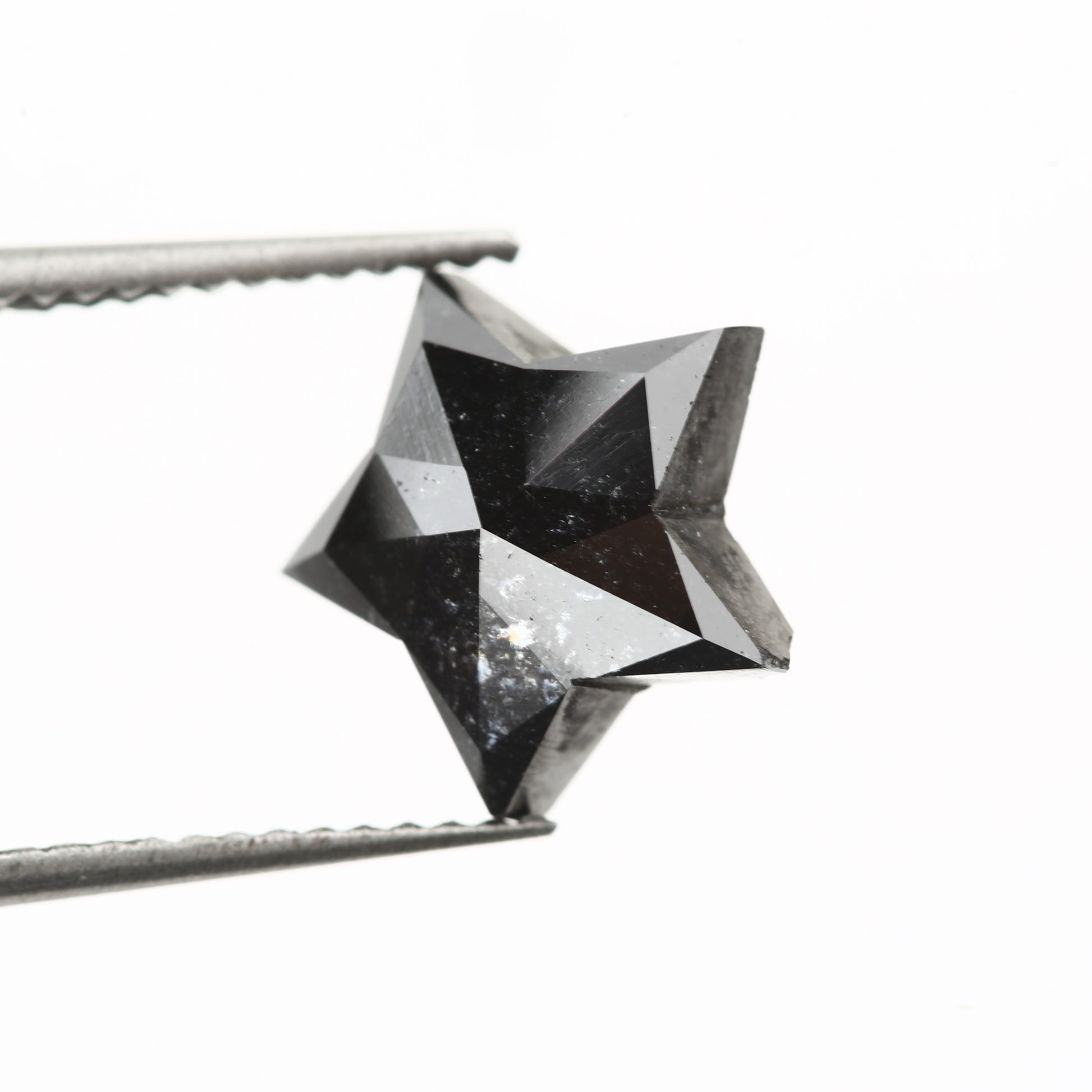 2.71 Carat Star Cut Fancy Natural Black Diamond - Blackdiamond