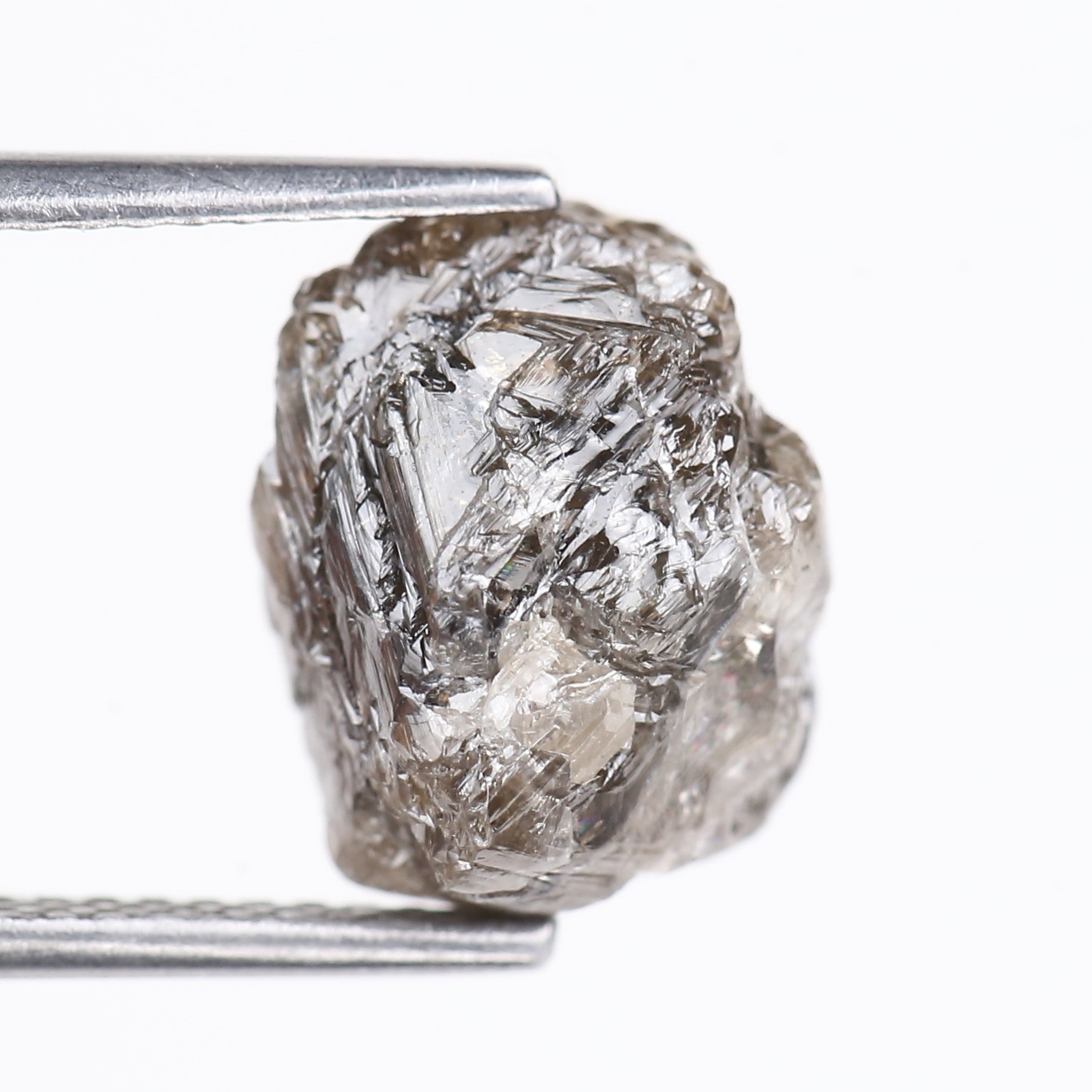 6.08 Carat Natural Brown Crystal Uncut Rough Diamond 10.90 MM