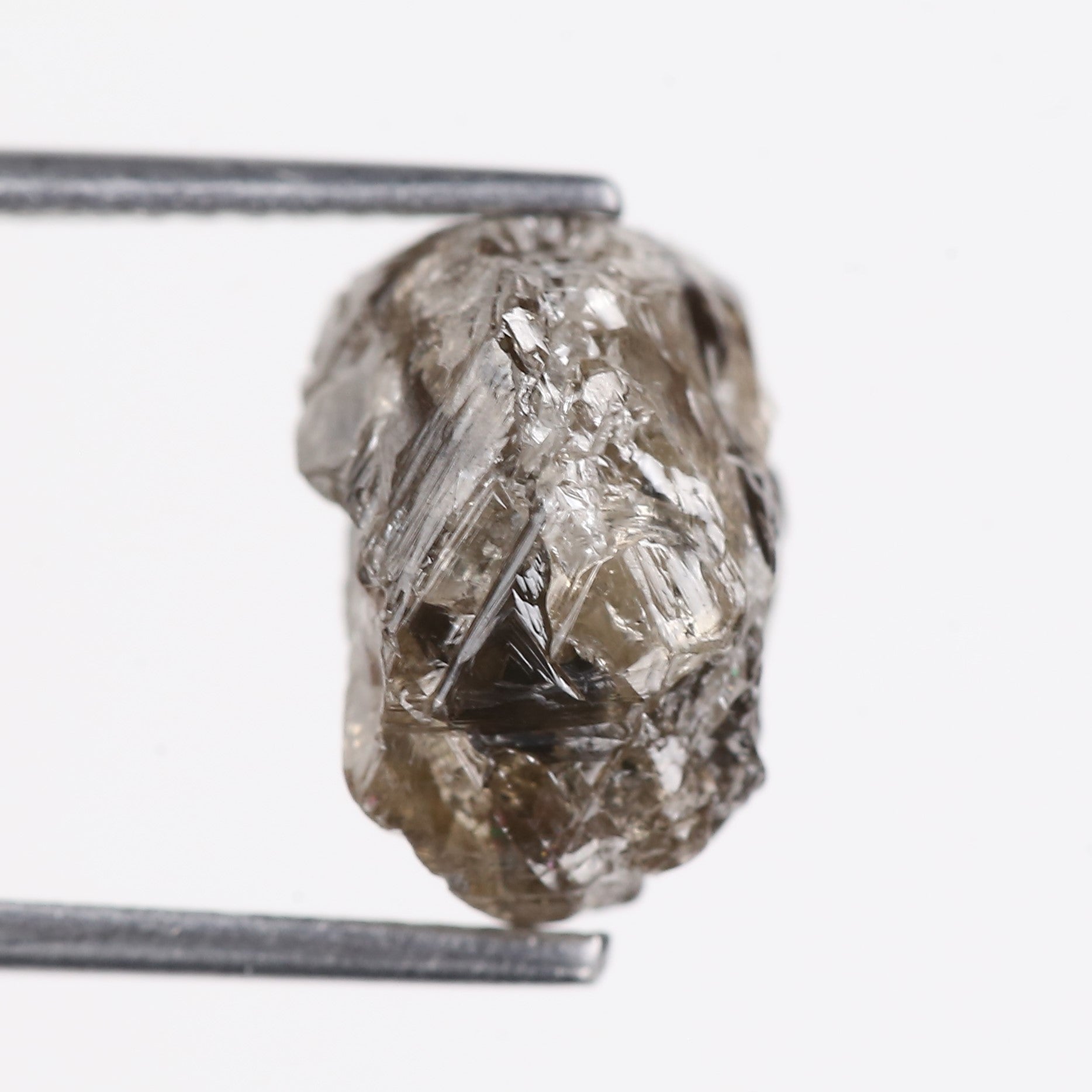 6.08 Carat Natural Brown Crystal Uncut Rough Diamond 10.90 MM