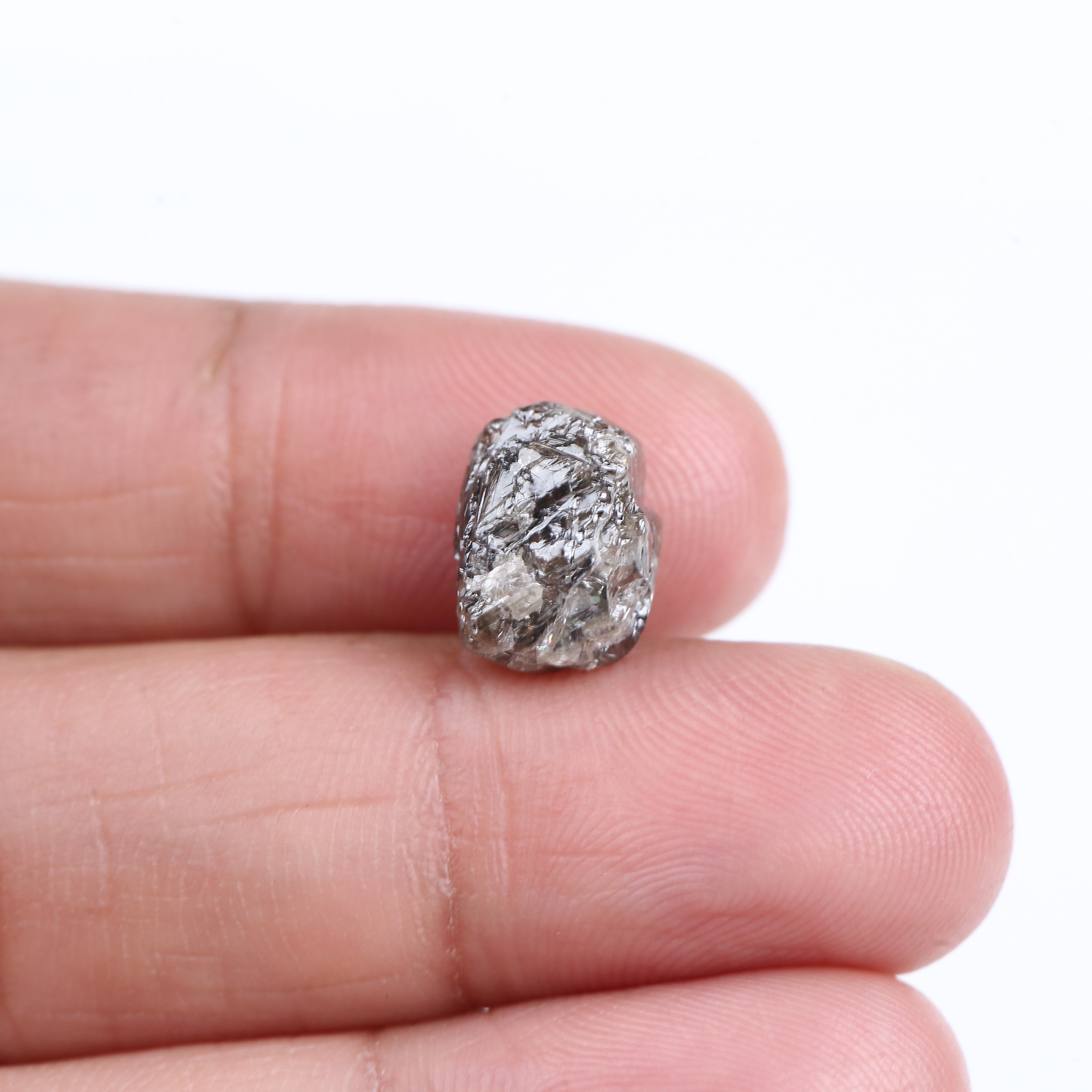 6.08 Carat Natural Brown Crystal Uncut Rough Diamond 10.90 MM