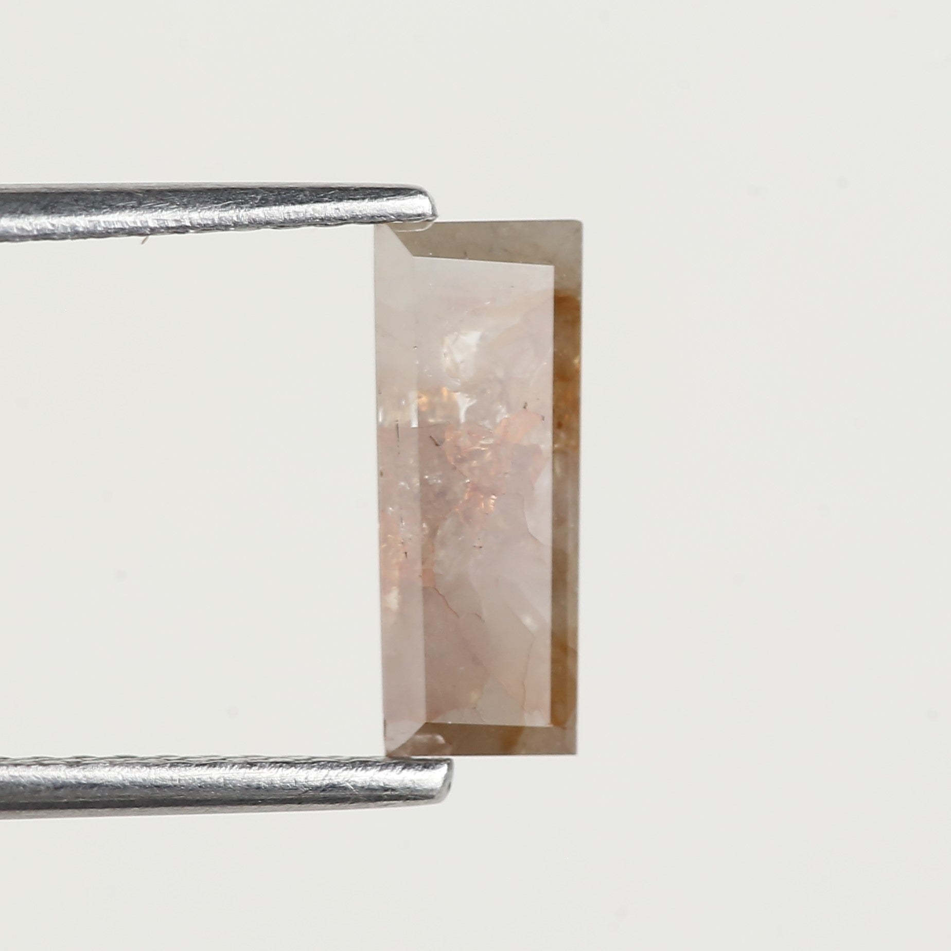1 Carat Natural Salt and Pepper Baguette Diamond 10.15 MM