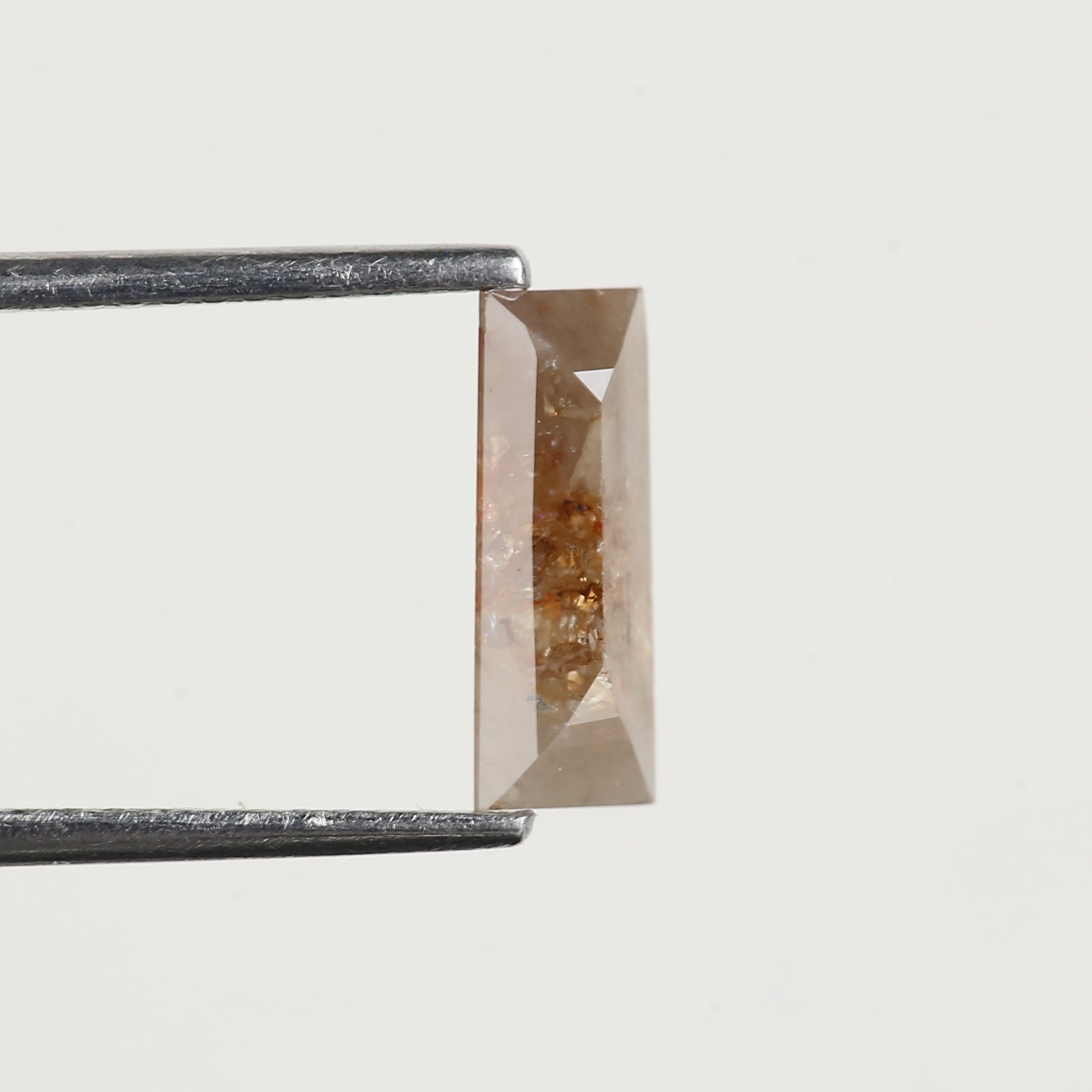 1 Carat Natural Salt and Pepper Baguette Diamond 10.15 MM