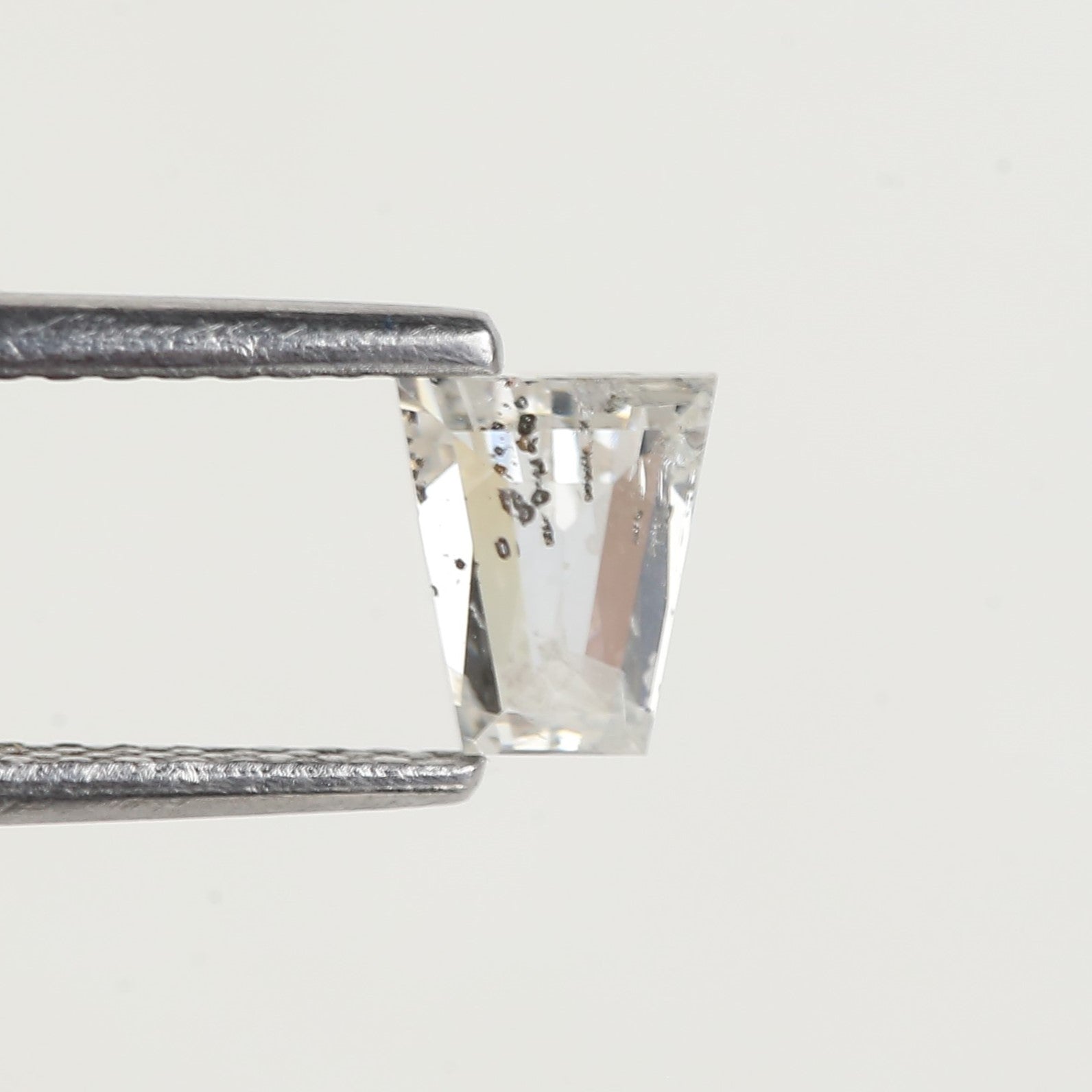 0.53 Carat Tapper Baguette Salt and Pepper Diamond 5.30 MM